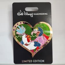 Disney WDI 2026 Valentine's Day Heart Muppets Pin front