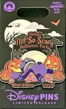 Disney Parks 2025 Mickey’s Not So Scary Halloween Party Stitch Pumpkin Pin front