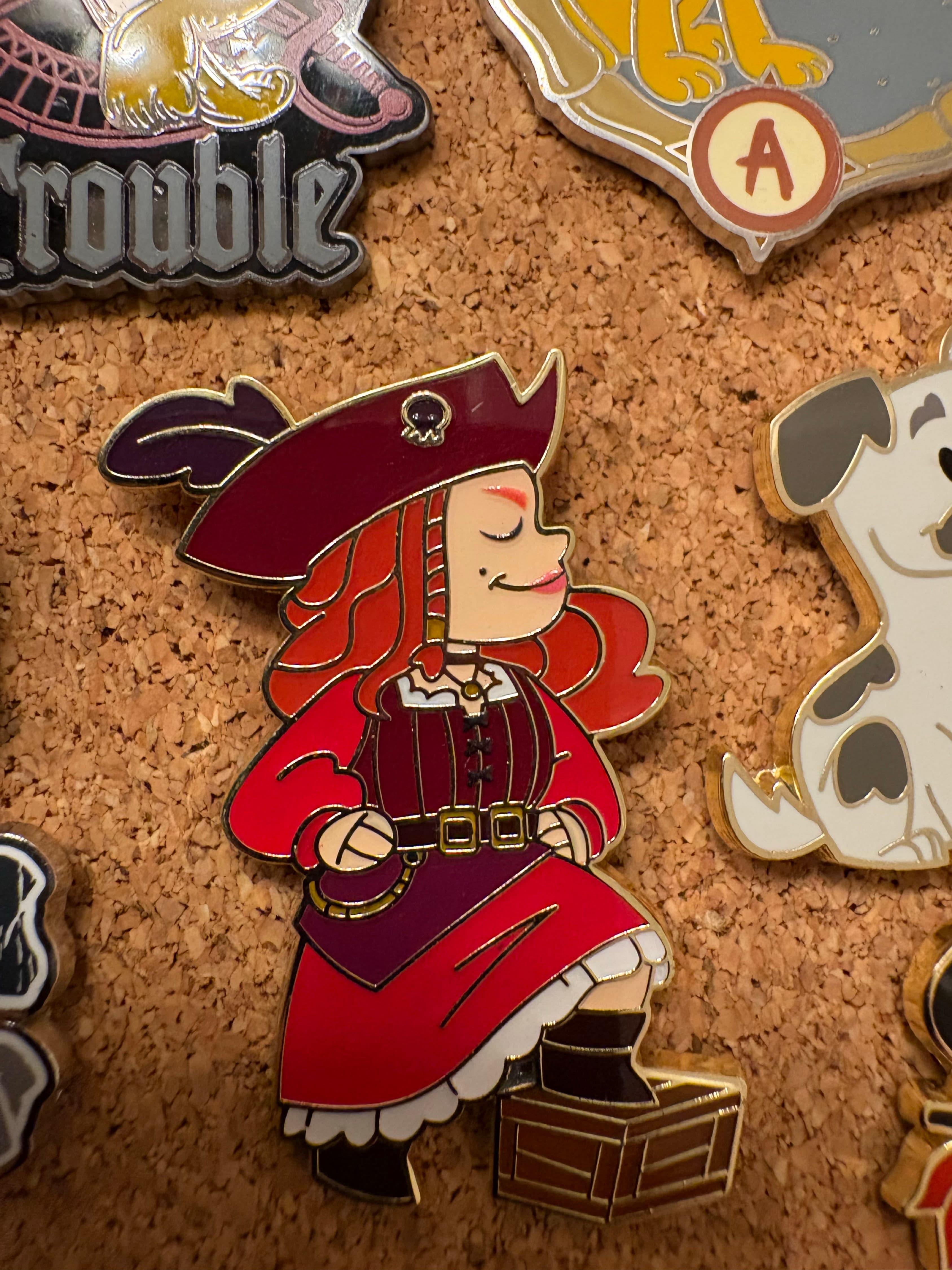 Red Haired Lady - Pirates of the Caribbean - Legend of the Golden Pins front