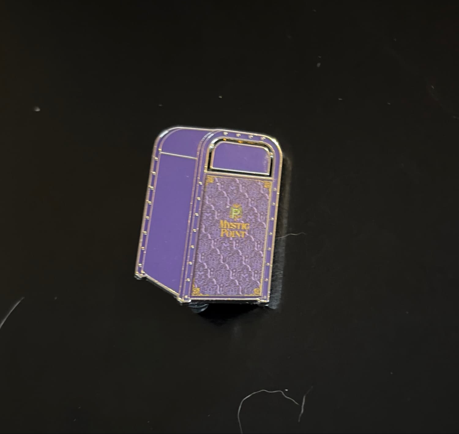 Mystic Point Trash Can Pin front