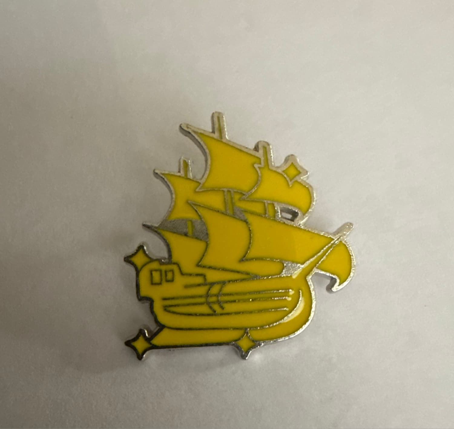 Golden Yellow Pirate Ship Only front