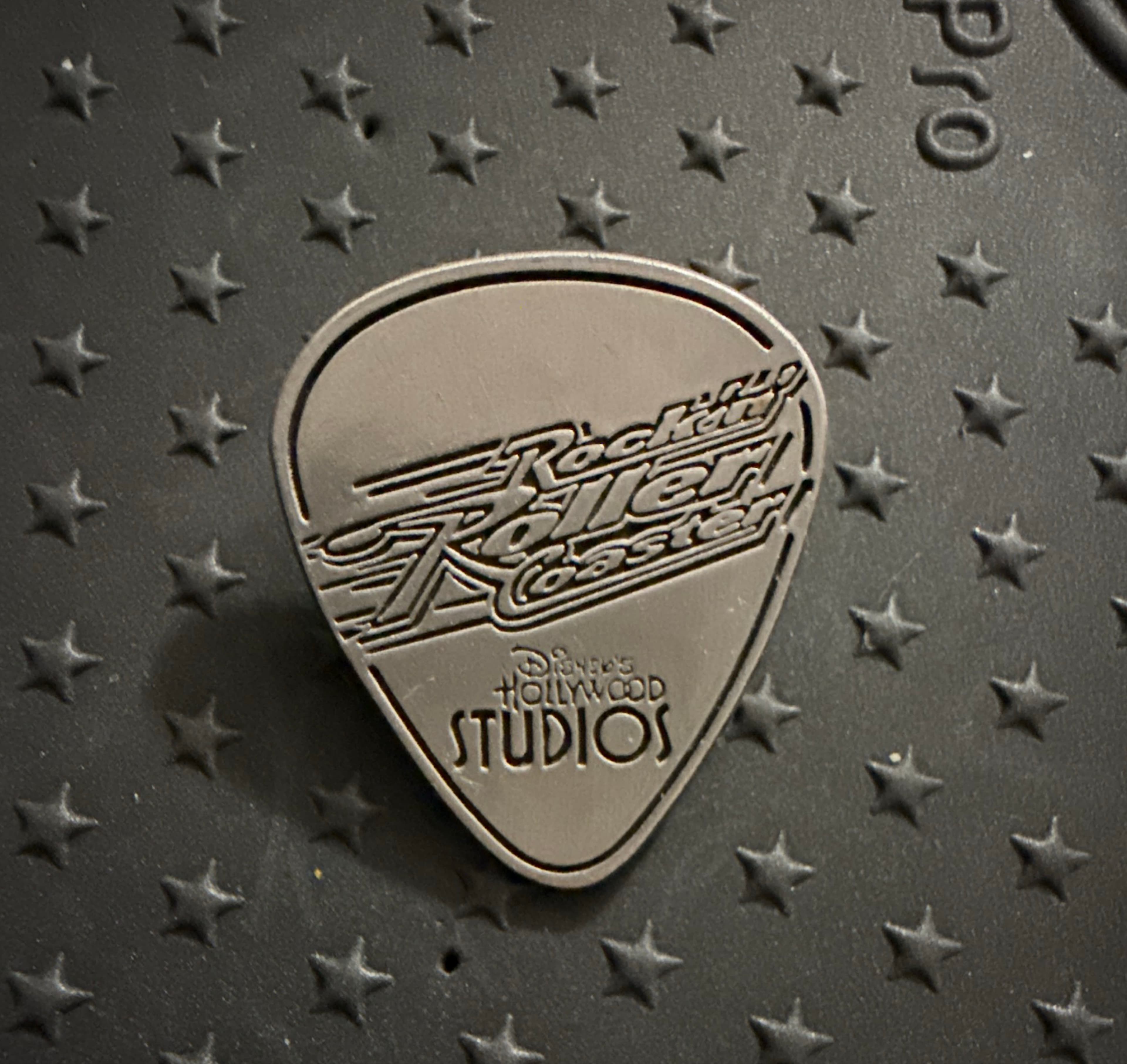 Rock 'n' Roller Coaster Attraction - Guitar Pick - Disney's Hollywood Studios front