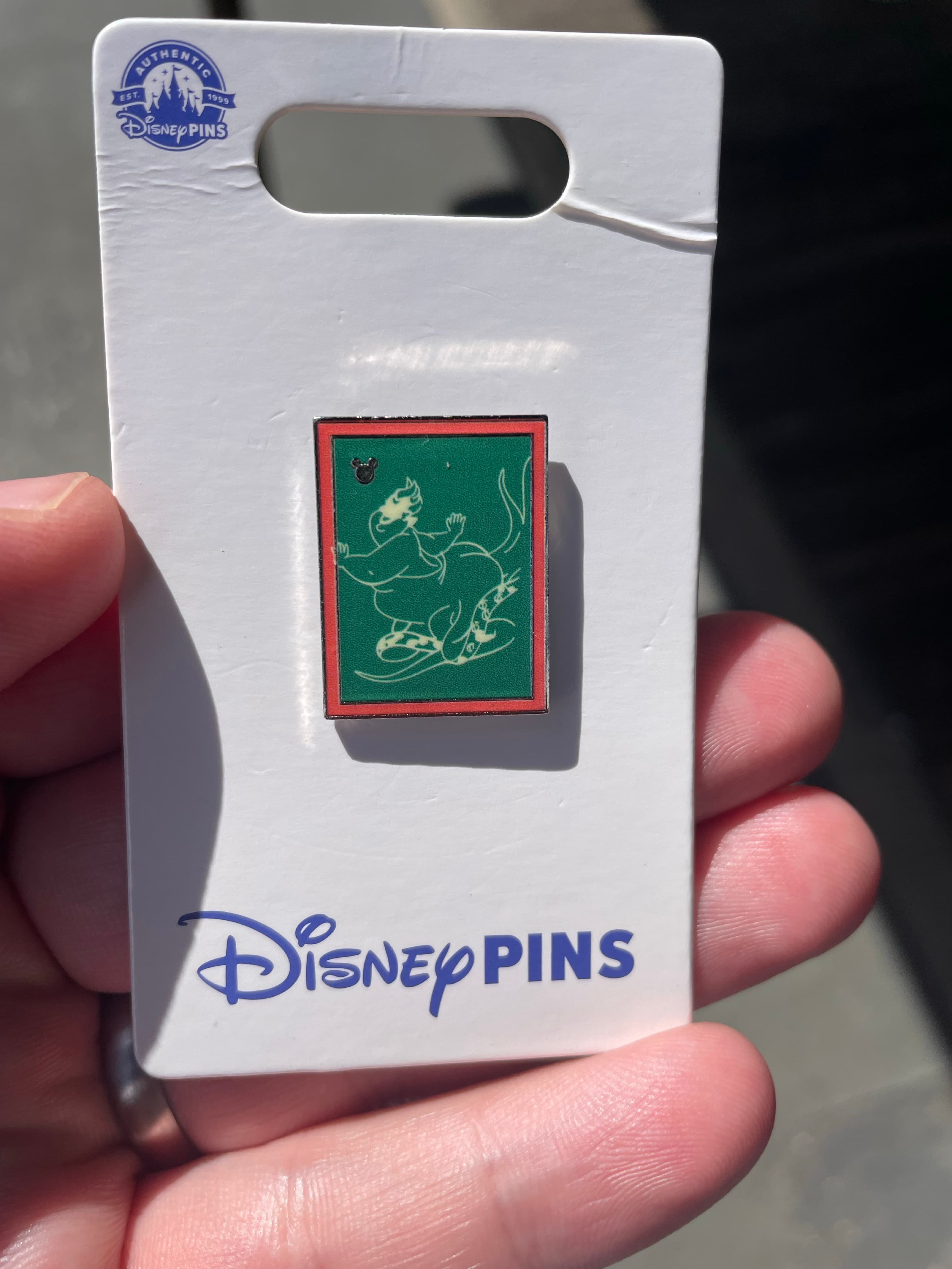 Hidden Mickey 2014 DLR Chalk - Ursula front