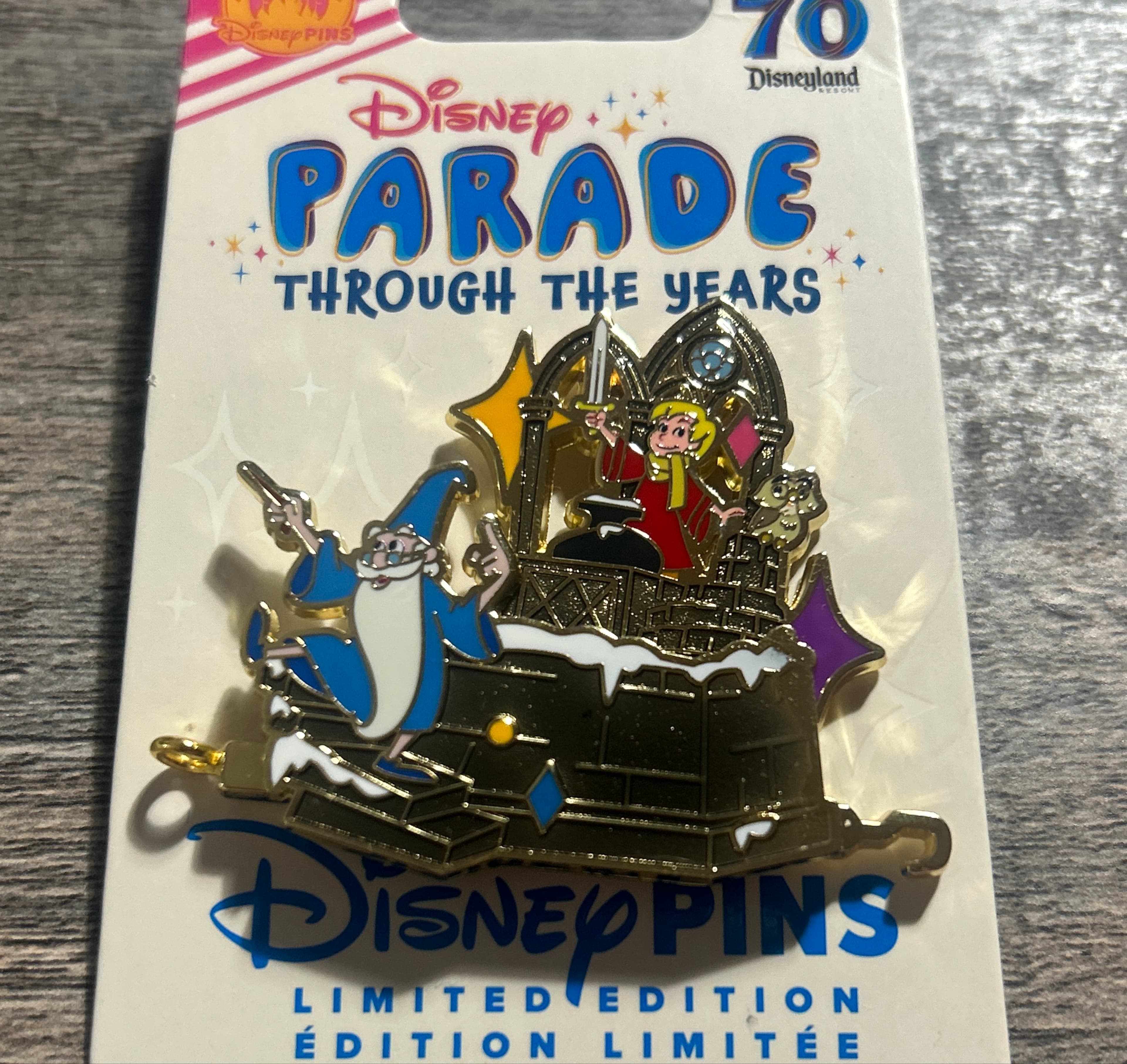 The Sword in the Stone - Disney Parade Through the Years - Disneyland 70th Anniversary front