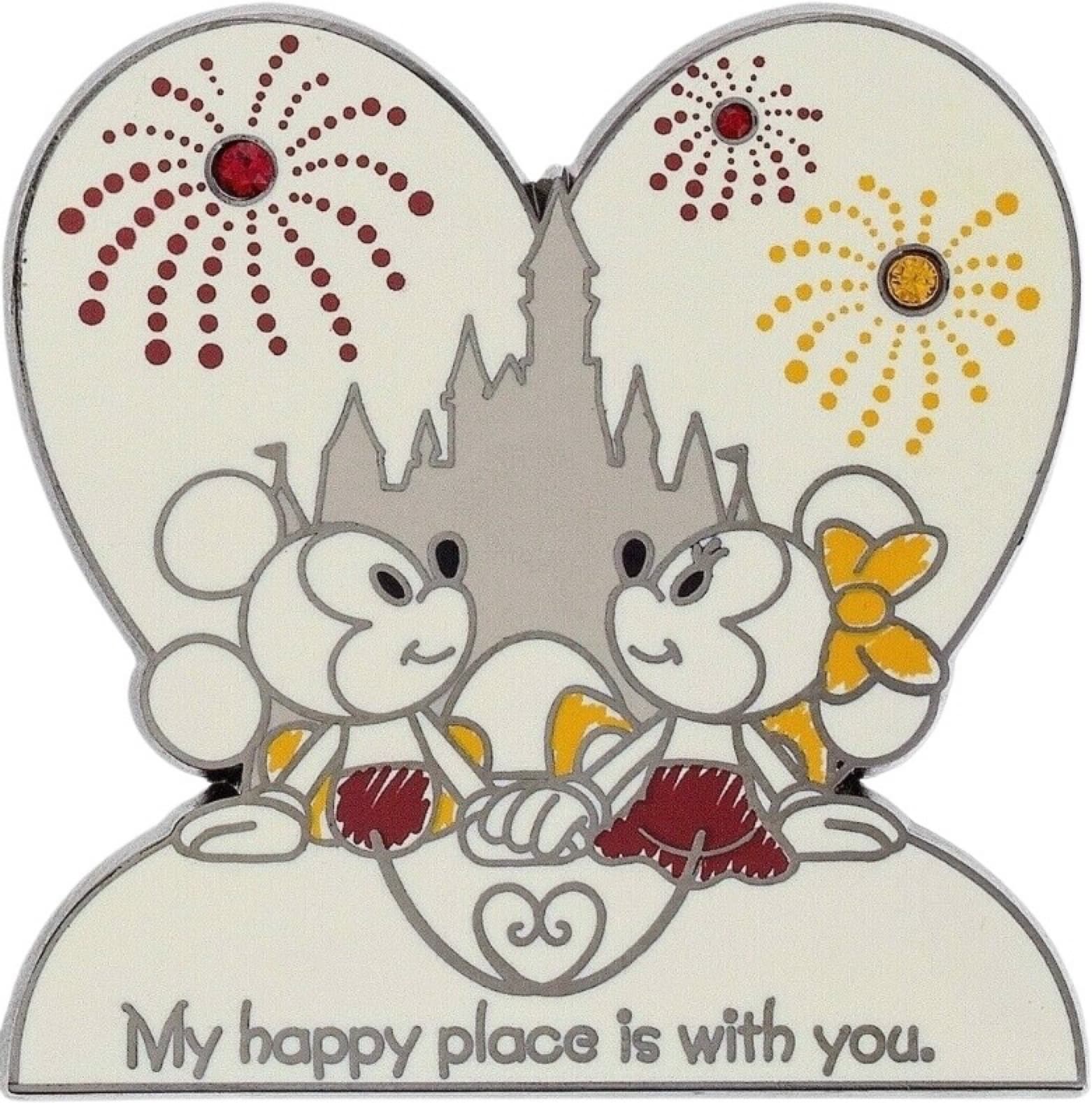 Mickey and Minnie Heart My Happy Place is With You front