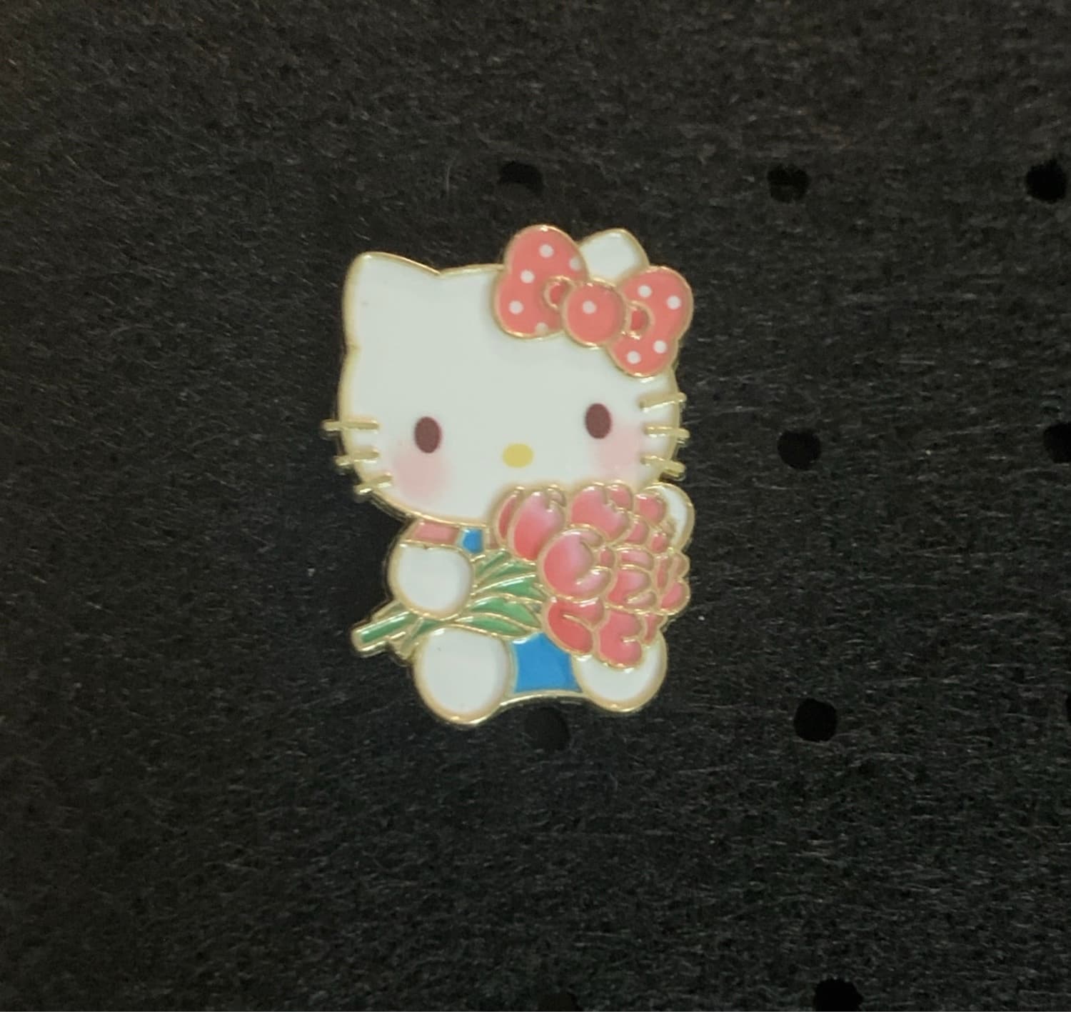 Hello Kitty Bouquet Enamel Pin front
