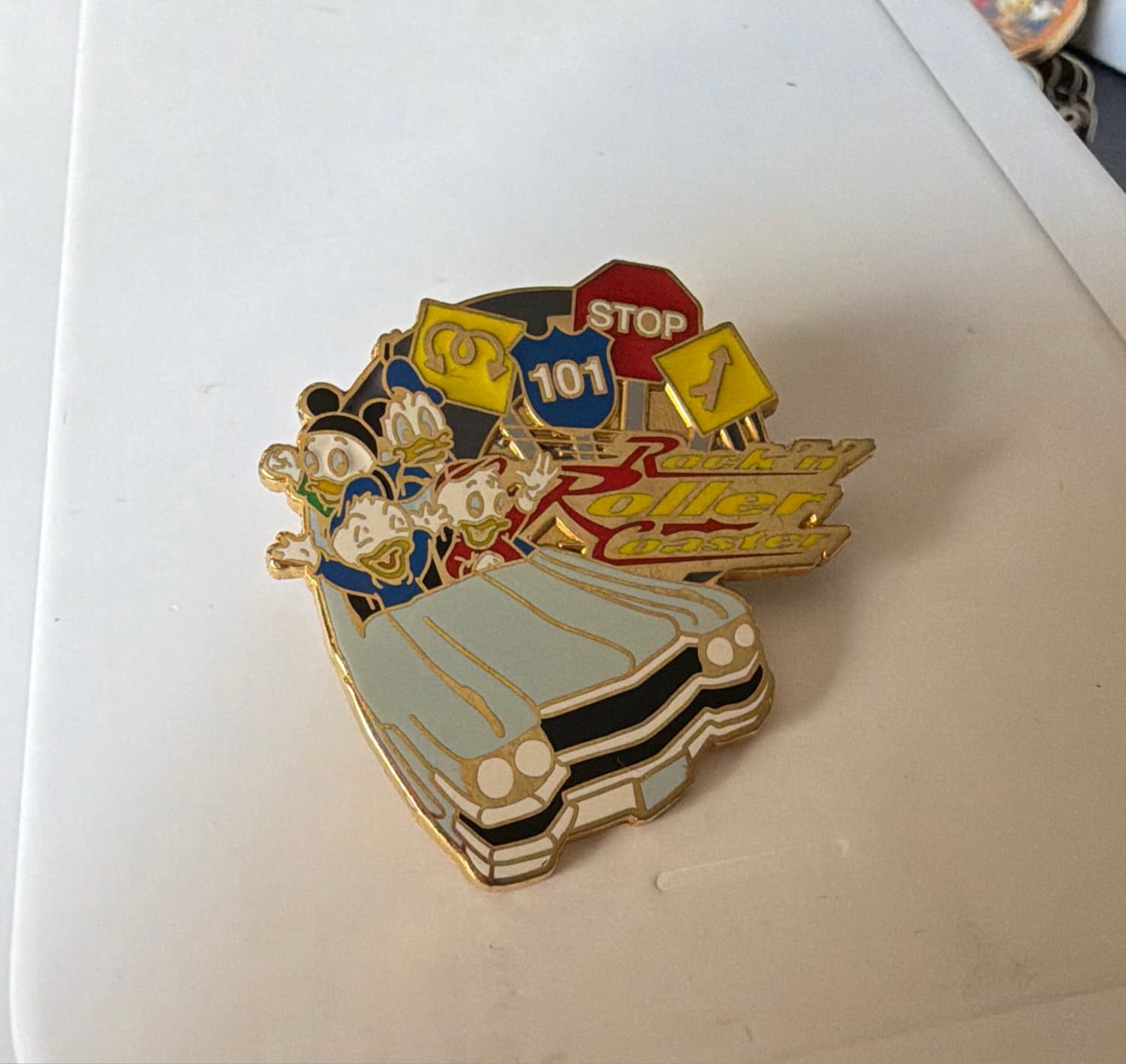 Donald and Nephews Rock 'N' Roller Coaster front