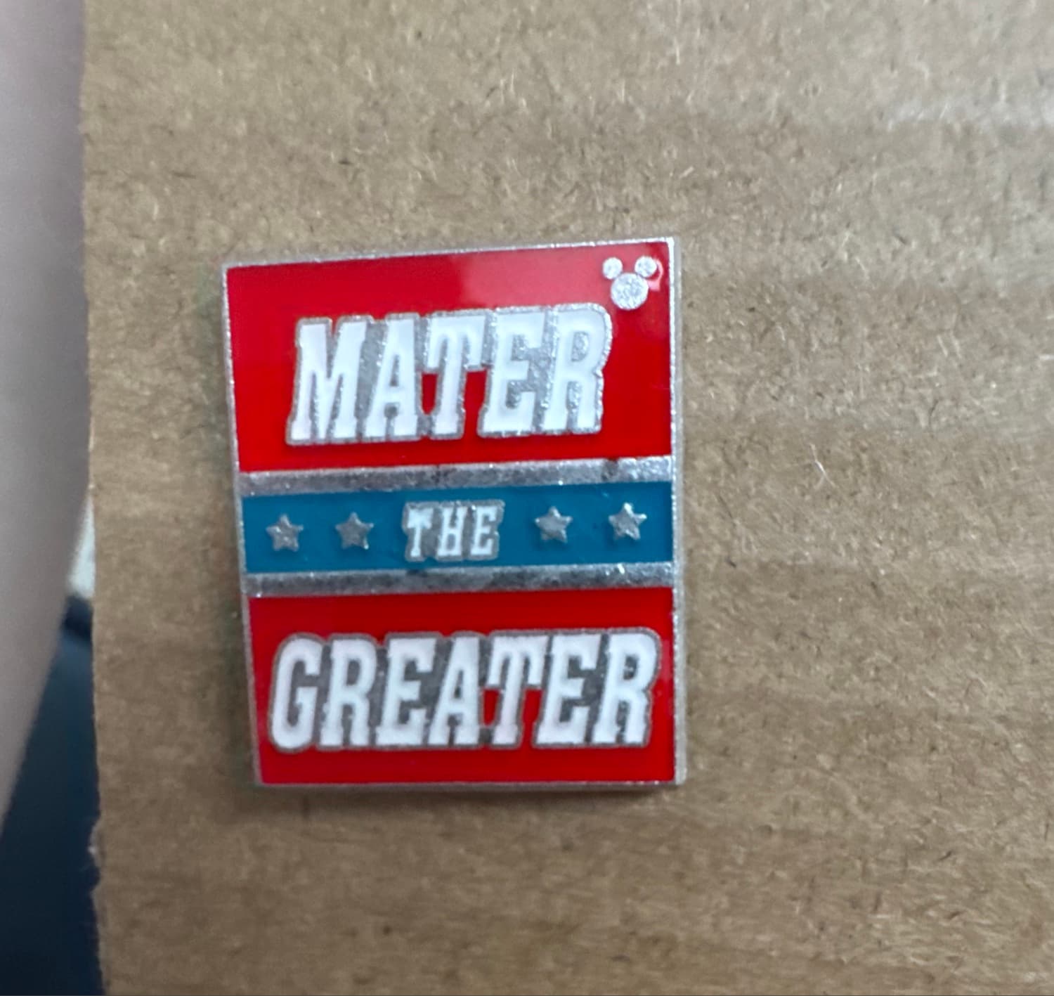 Mater the Greater Junkyard Jamboree Sign 2014 Hidden Mickey Pin 4 of 5 front