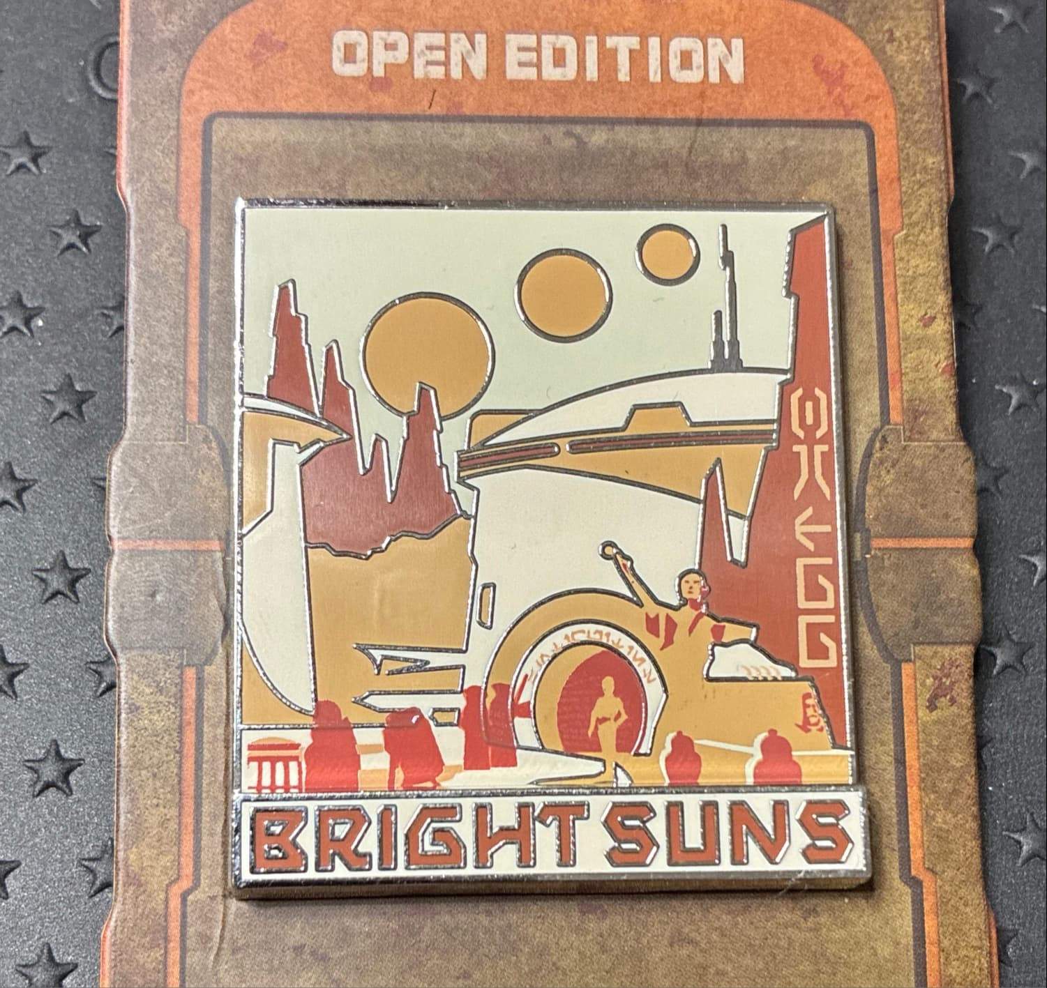 Disney Parks - Star Wars - Black Spire Outpost Bright Suns Pin front