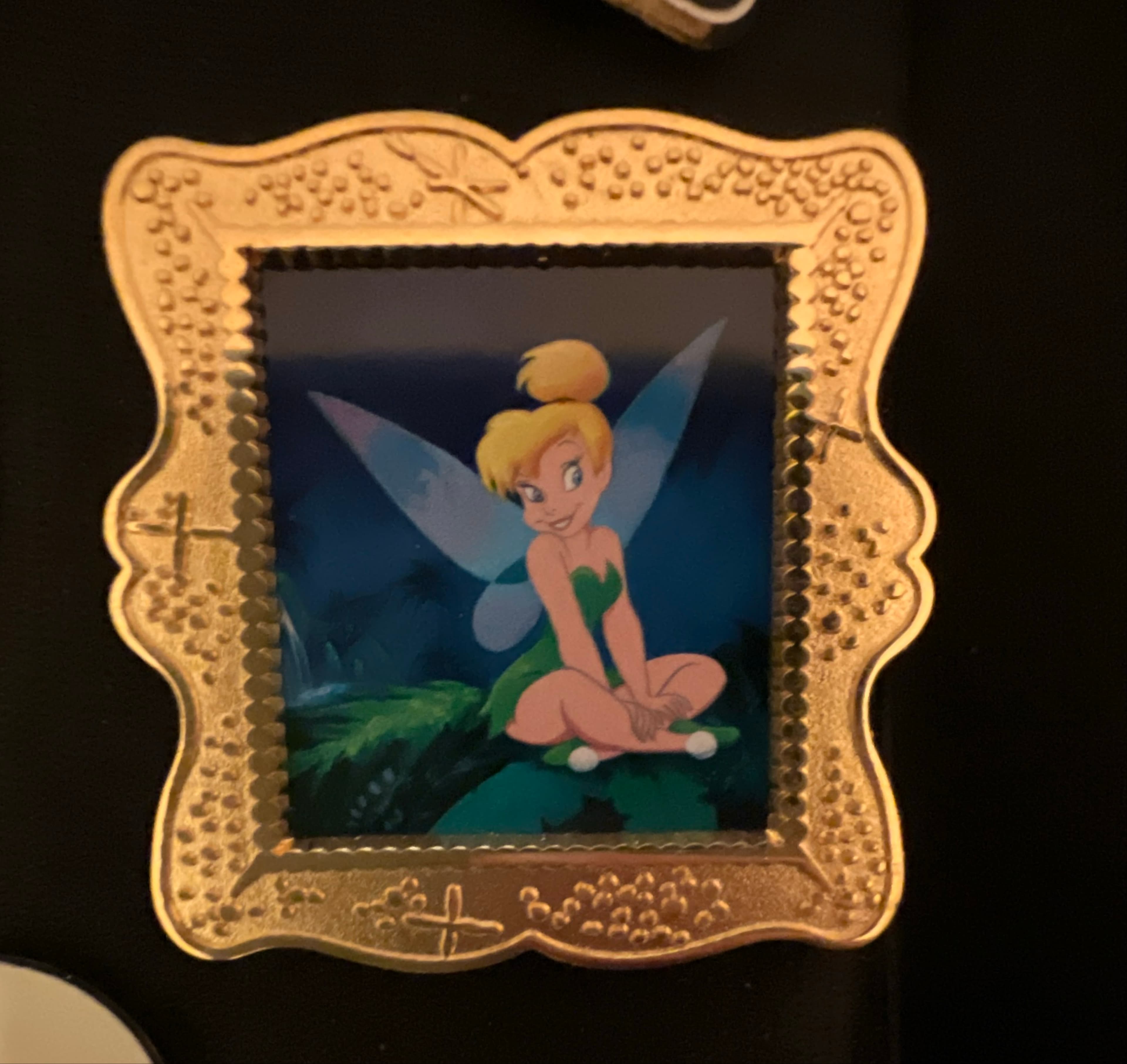 Eric Robison Tinker Bell #2 Gold Framed Sitting front
