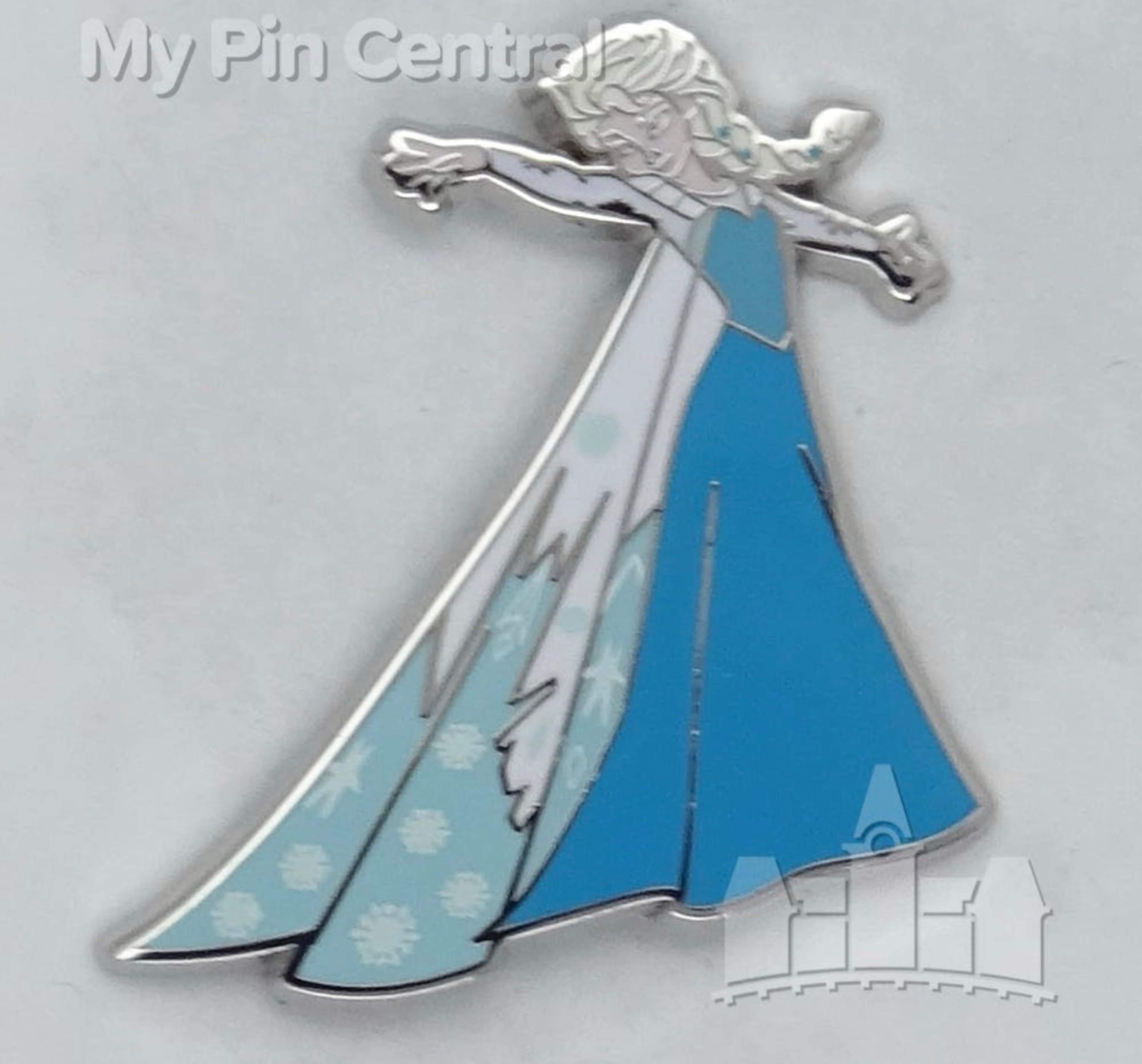 Elsa Let It Go Pose Pin front