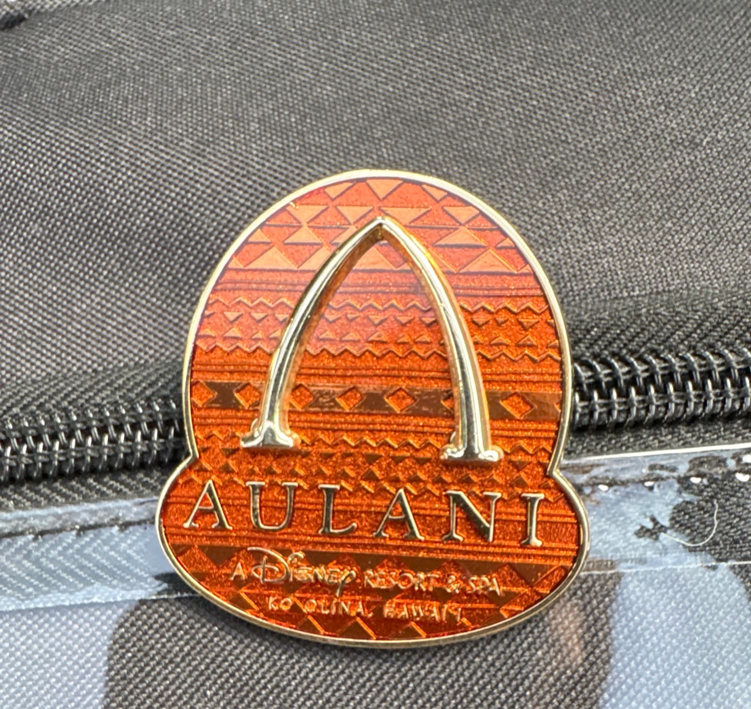 Aulani Resort & Spa Flip Flop Logo Pin front