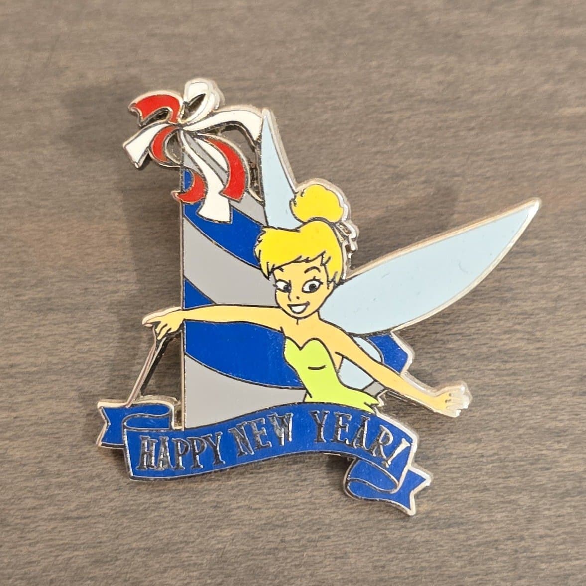Happy New Year Series Tinker Bell Pin front