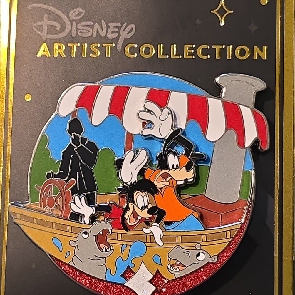 Goofy & Max on Jungle Cruise - Disney Artist Collection by Jes Willis and Pati Pereira front