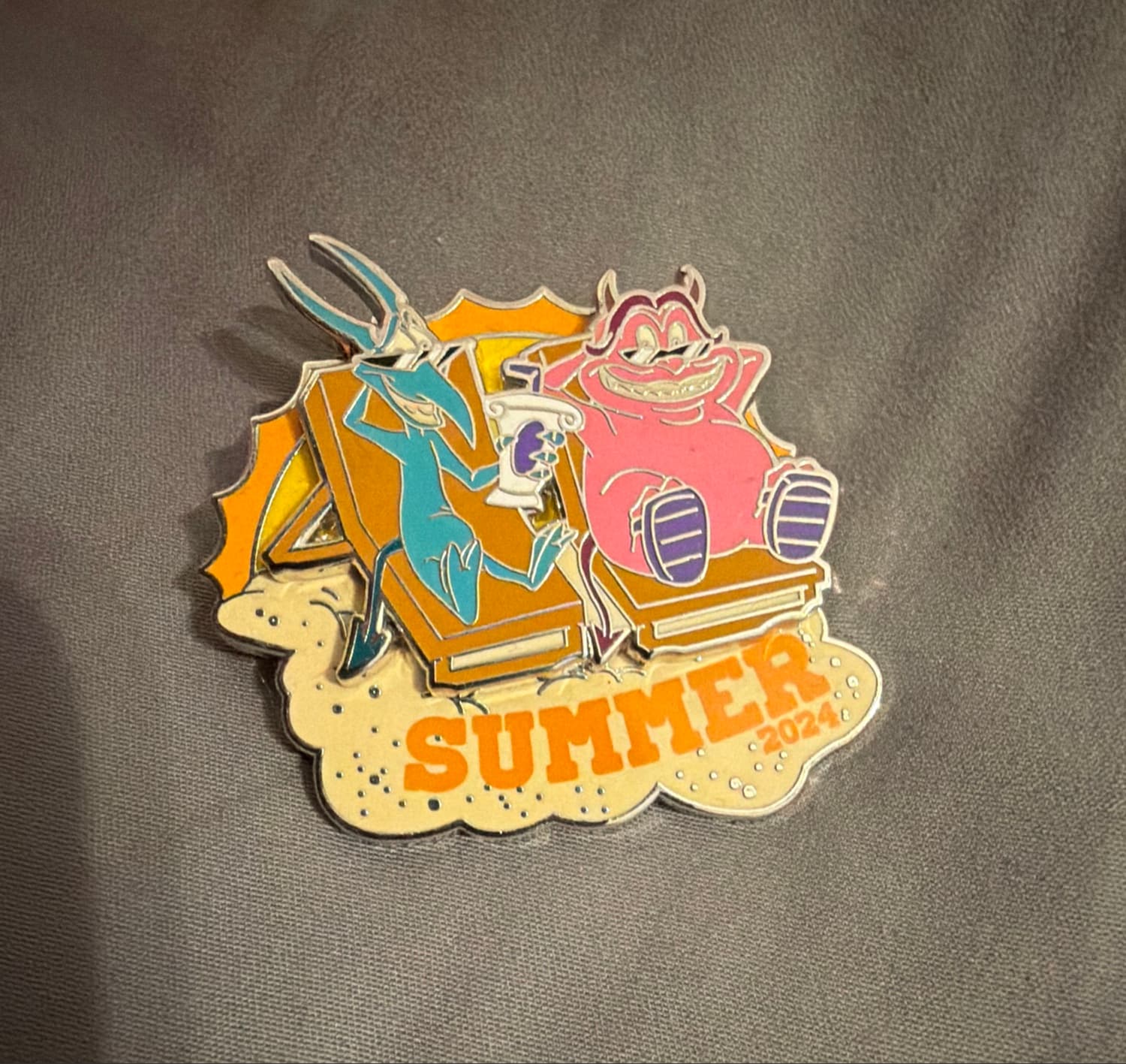 Pain and Panic Summer 2024 Pin front