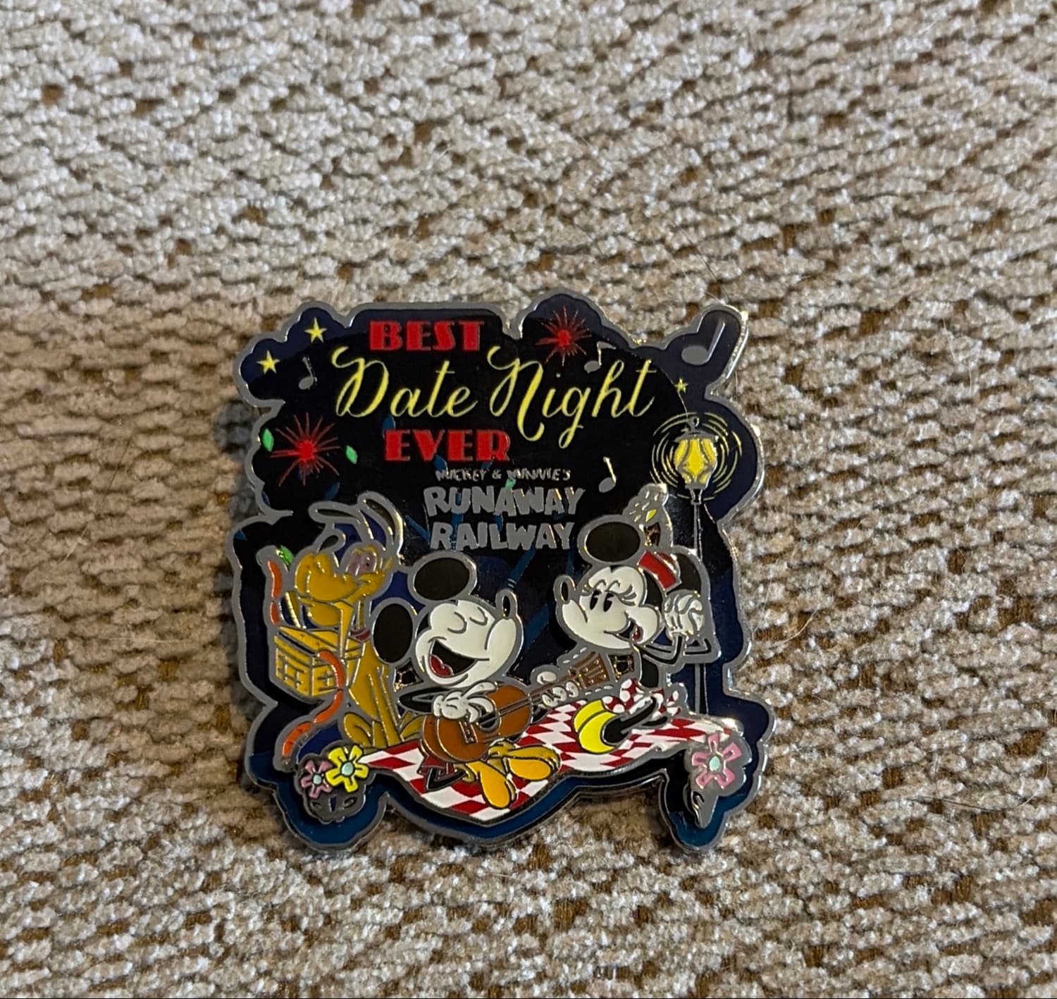 Mickey, Minnie, & Pluto - Best Date Night Ever - Runaway Railway front
