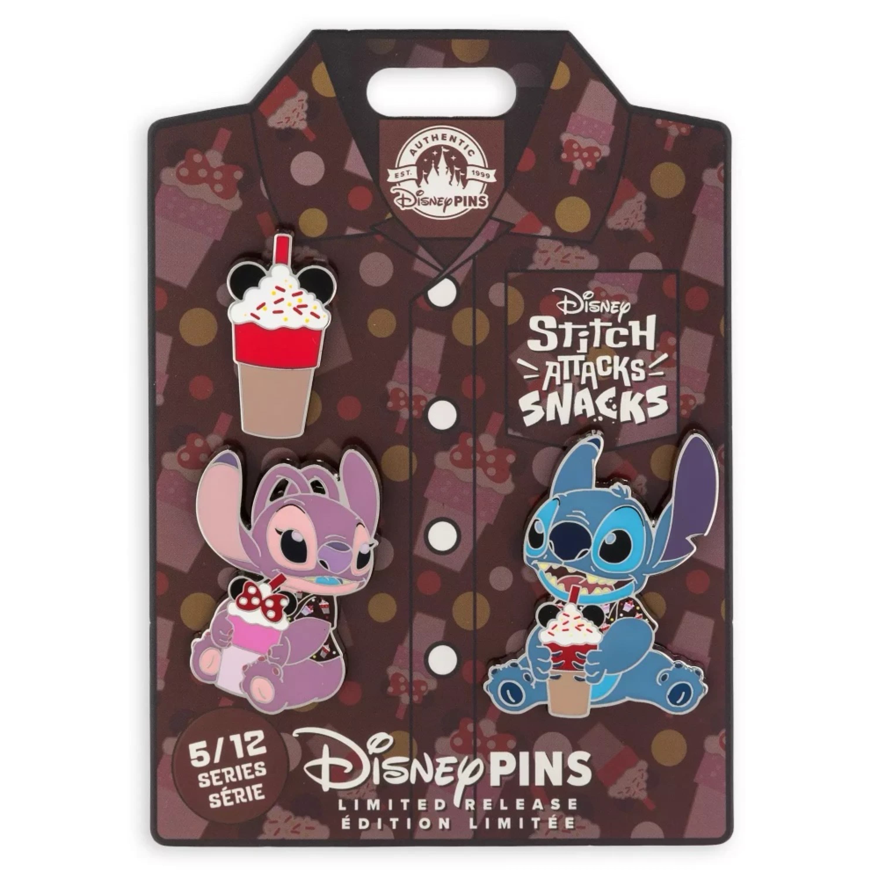 Stitch and Angel with Milkshake Set - May front