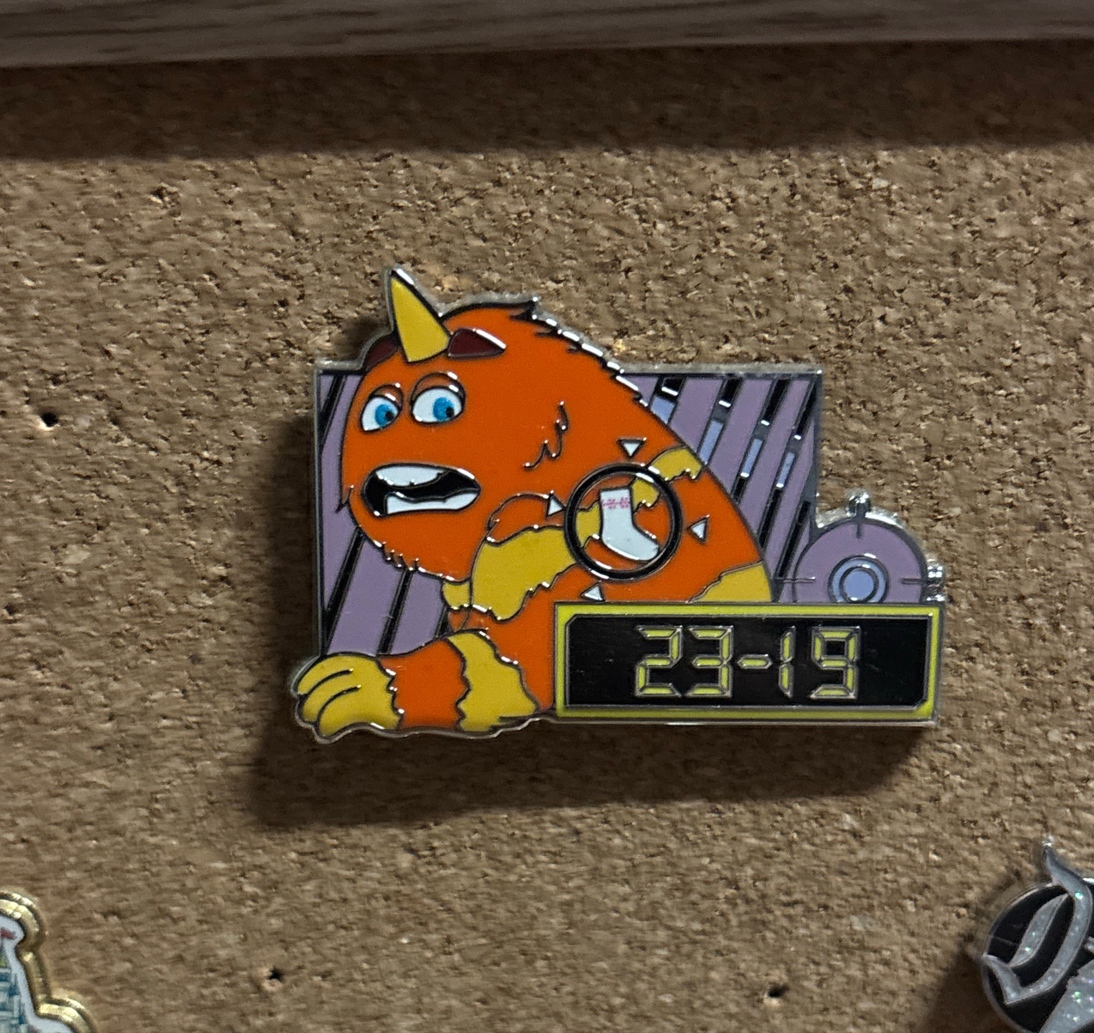 George Sanderson 23-19 - Monsters, Inc. front