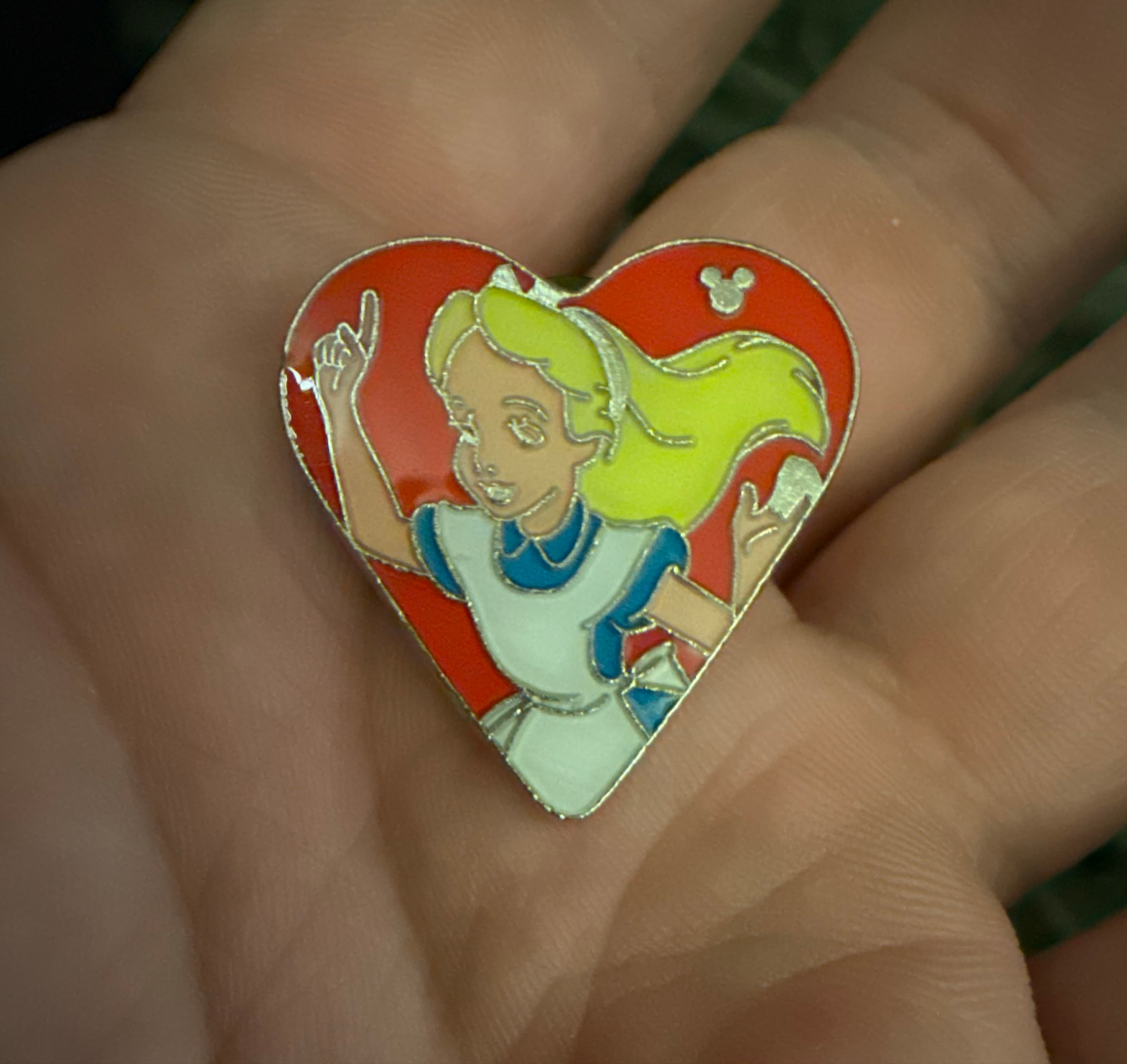 Alice Heart - Alice in Wonderland Card Suits - Hidden Mickey 2013 front