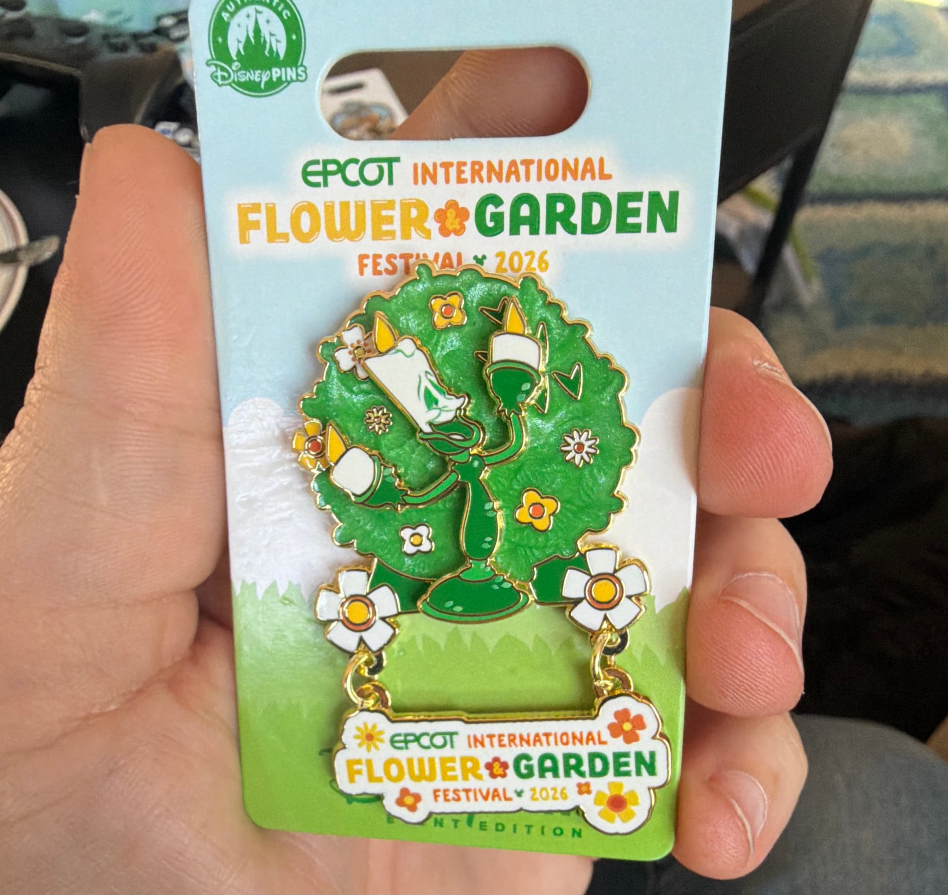 Lumiere Topiary Dangle - EPCOT International Flower & Garden Festival 2026 front