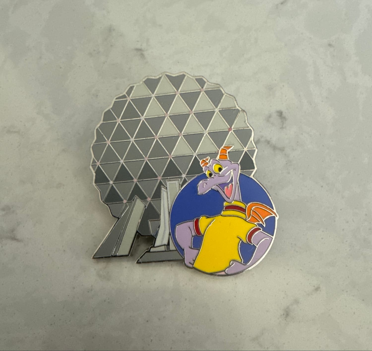 Figment Wearing a Yellow Sweater with Red Trim front