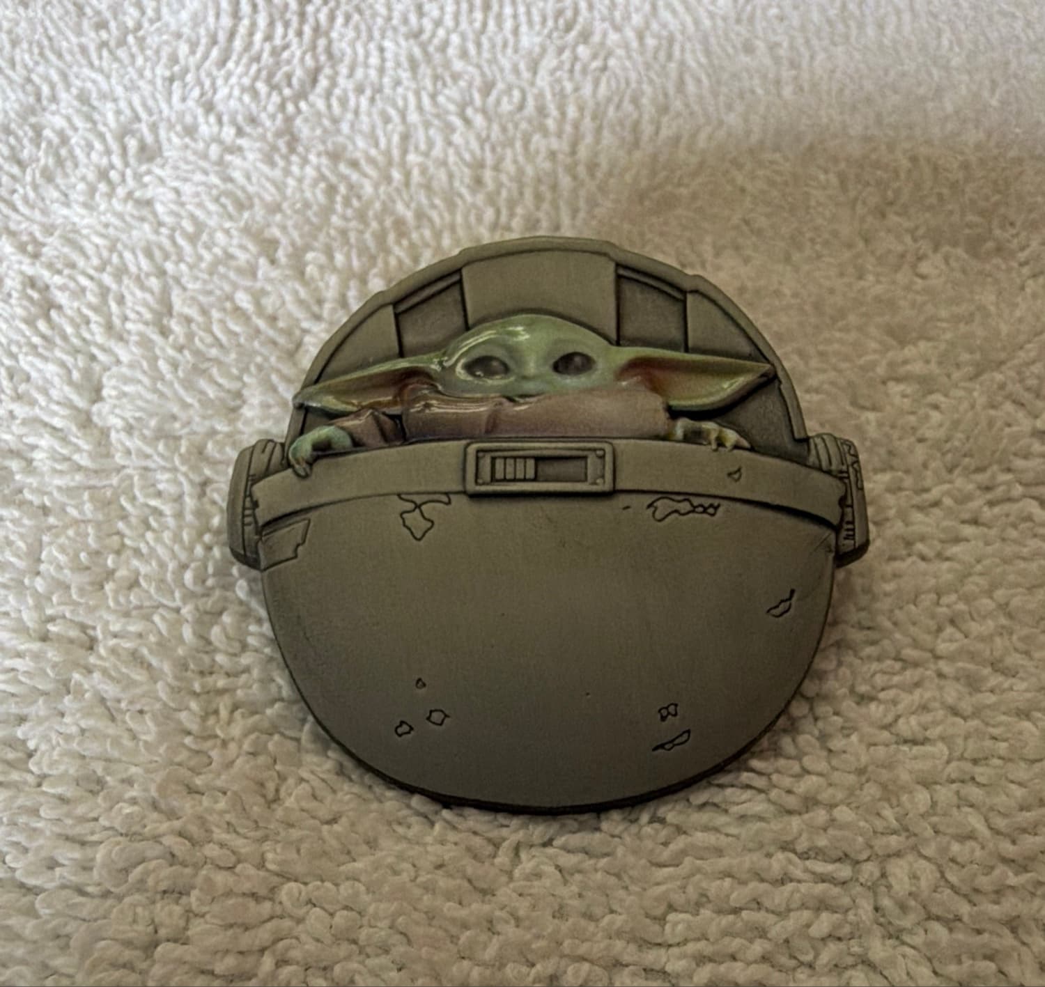 Grogu in Hover Pram Pin – Disney Employee Center – Cast Member Exclusive – Star Wars: The Mandalorian front