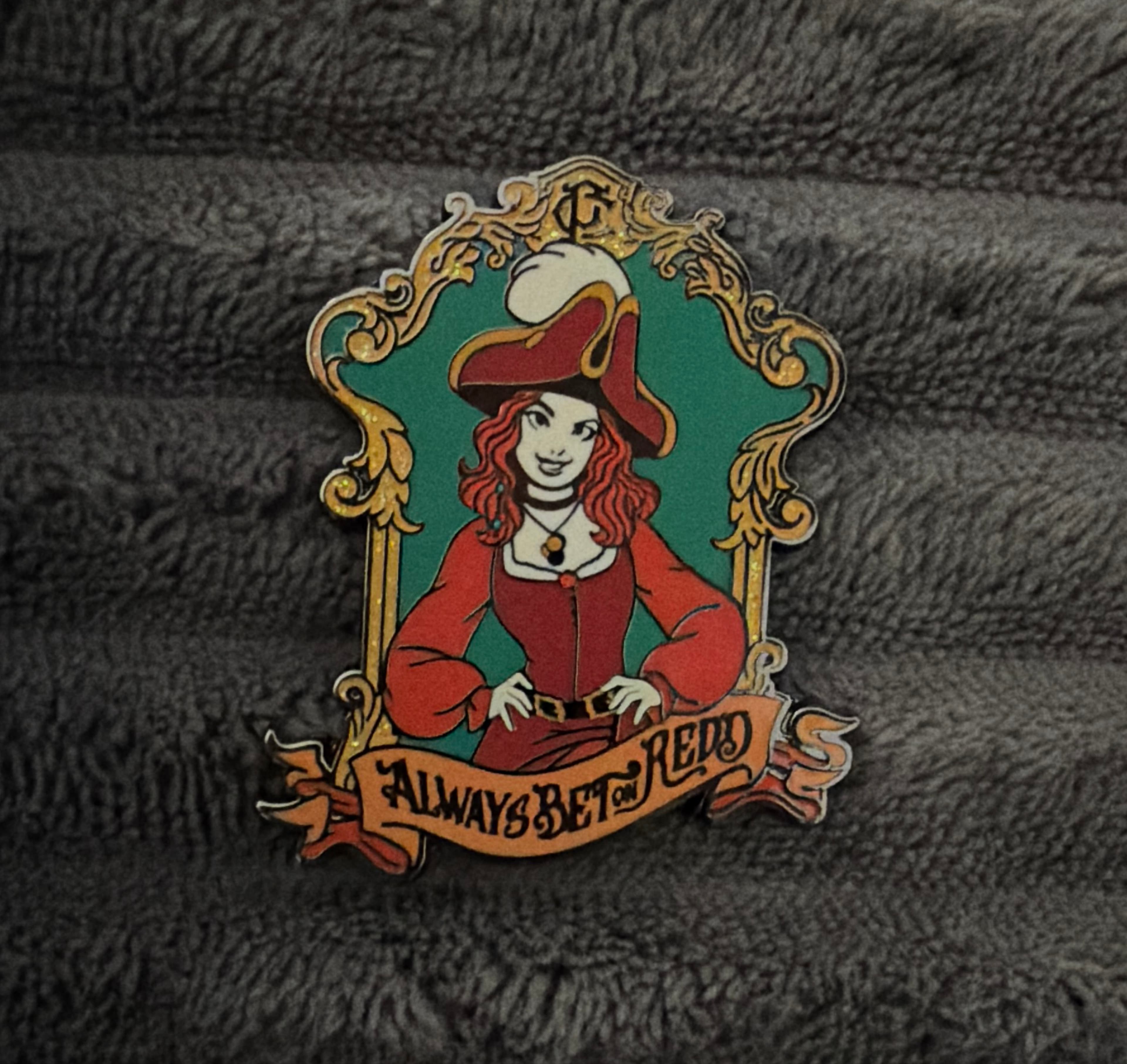 Always Bet on Redd Pin front