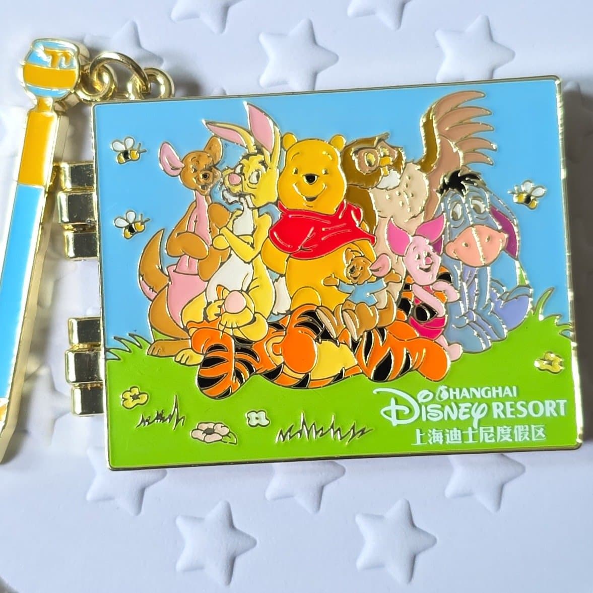 Winnie the Pooh and Friends Shanghai Disney Resort Pin front