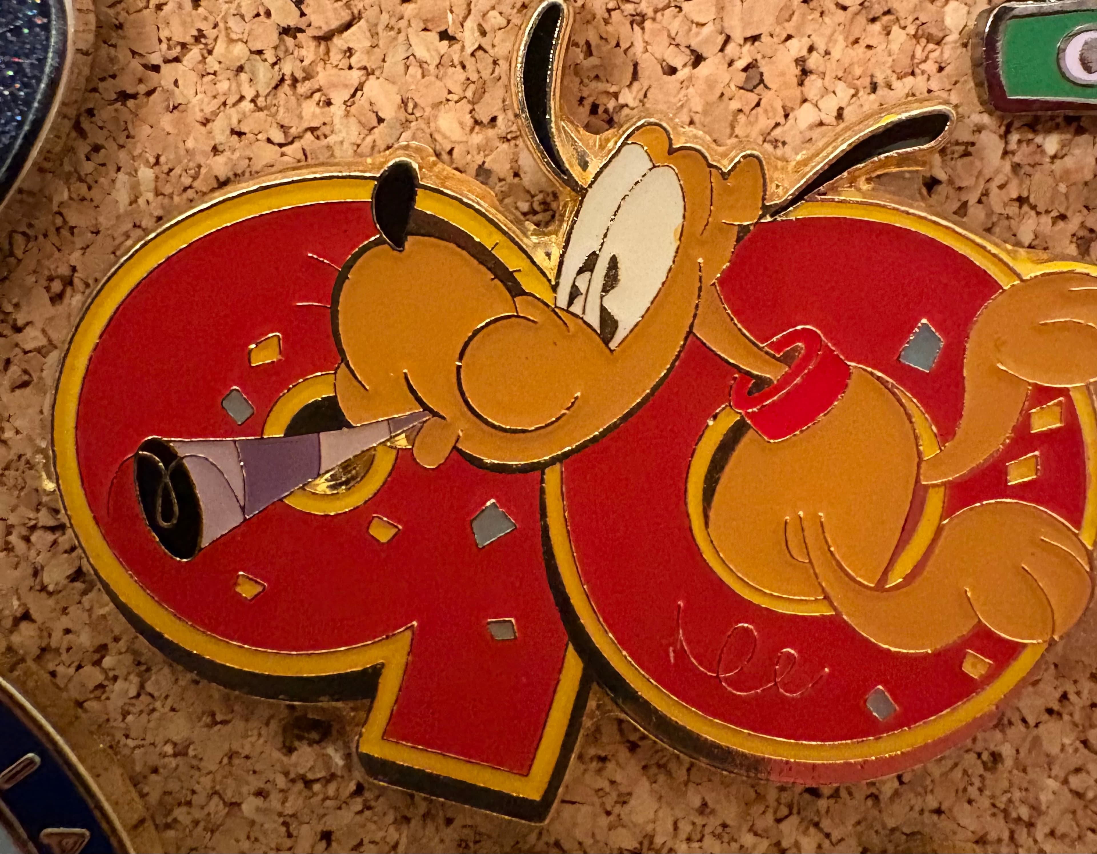 Pluto 90th Anniversary Pin front