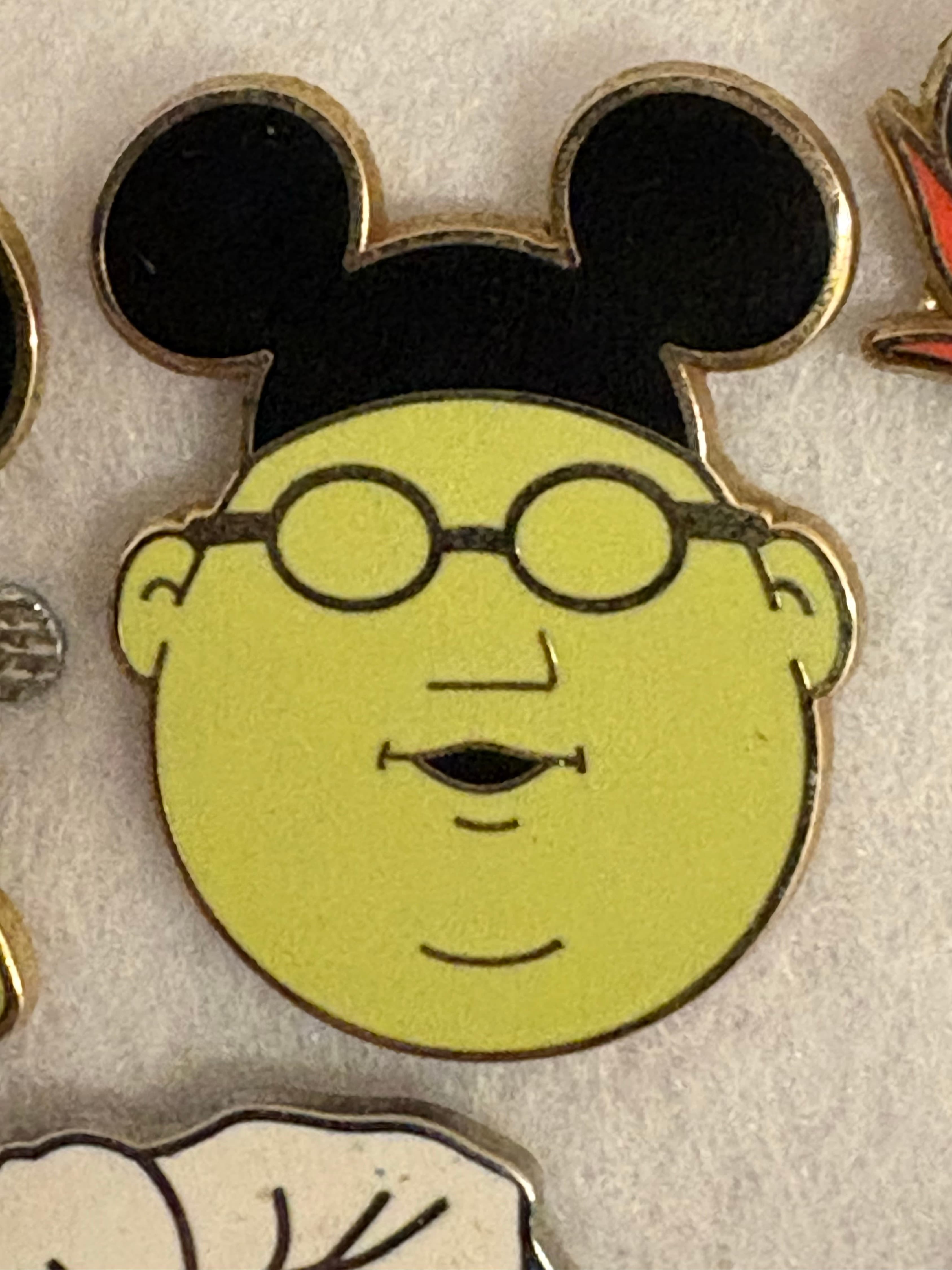 Dr. Bunsen Honeydew Wearing Mickey Ears Earhat Trading Pin front