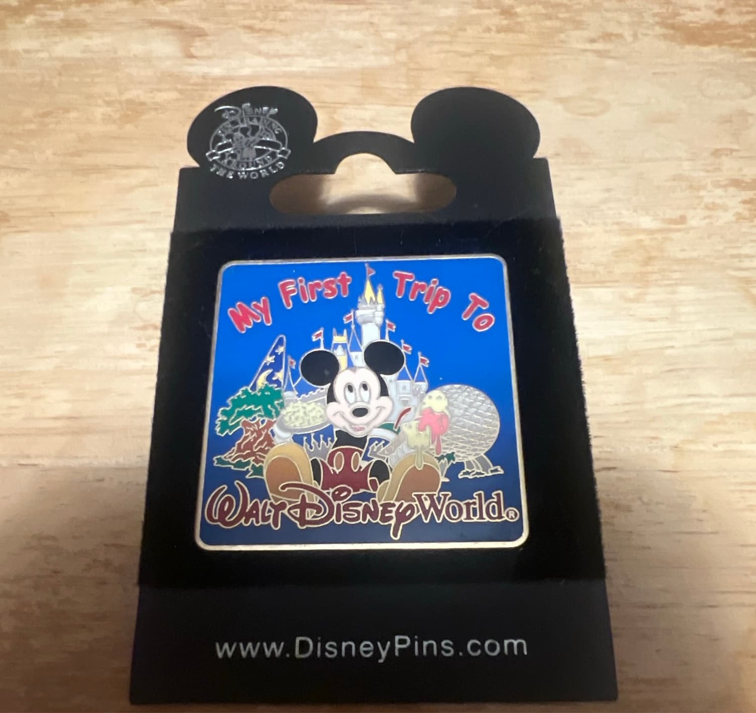 Mickey Mouse My First Trip To Walt Disney World Pin front