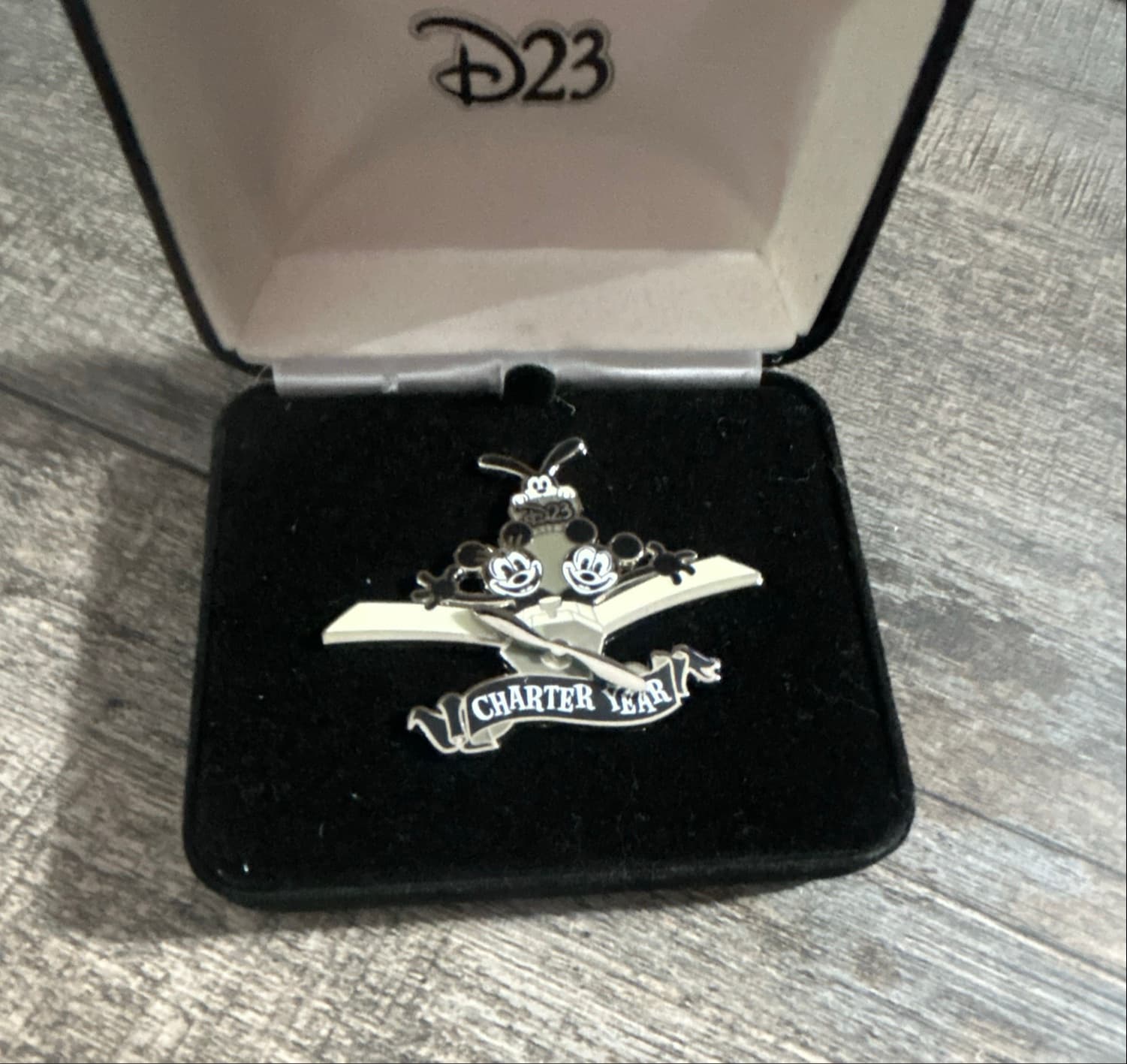 D23 Charter Year - Oswald the Lucky Rabbit and Mickey Mouse on Book front