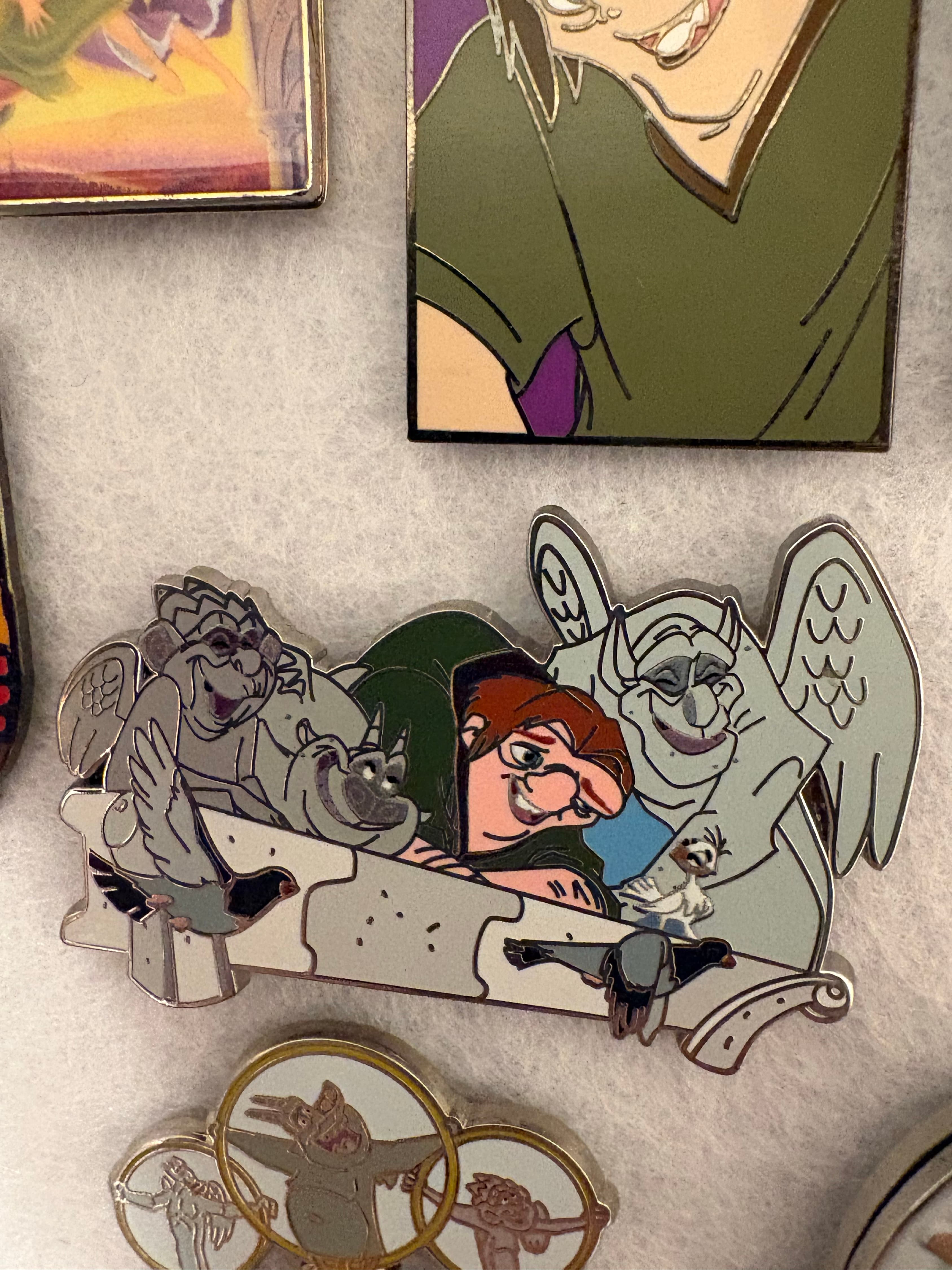 Quasimodo, Gargoyles, and Little Bird front