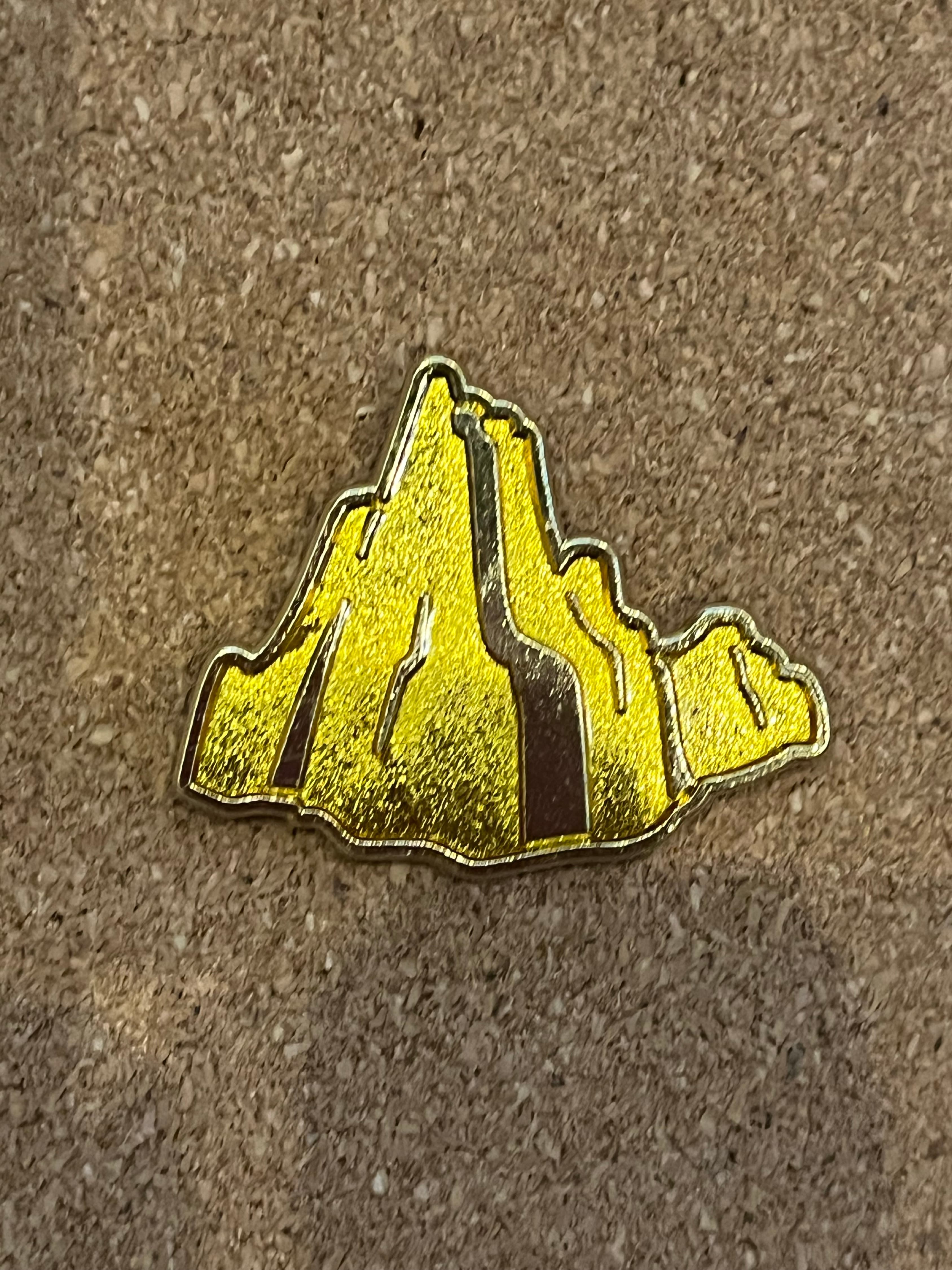 Shanghai Disneyland Grand Opening Roaring Mountain Pin front