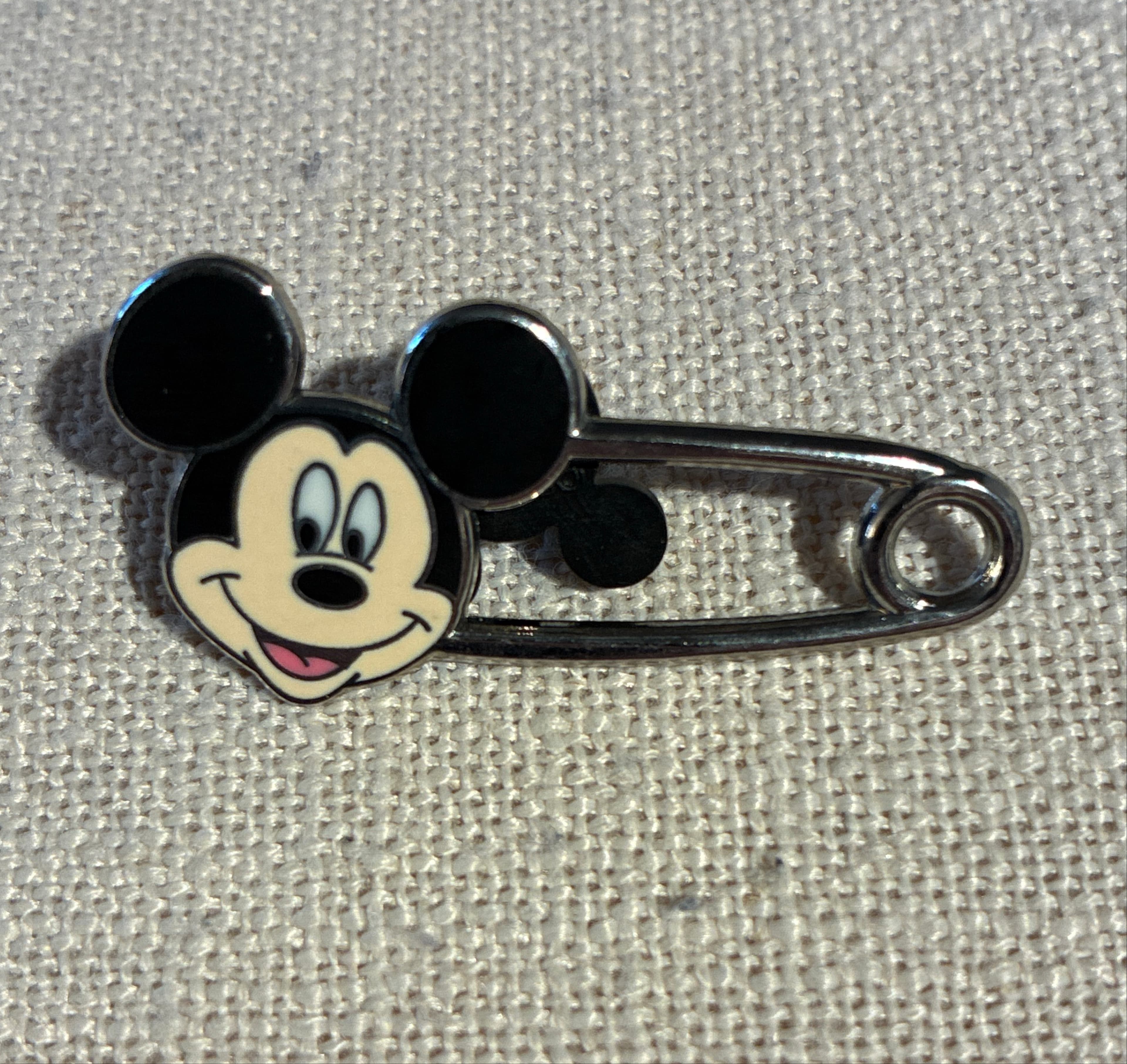 Mickey Mouse Safety Pin front