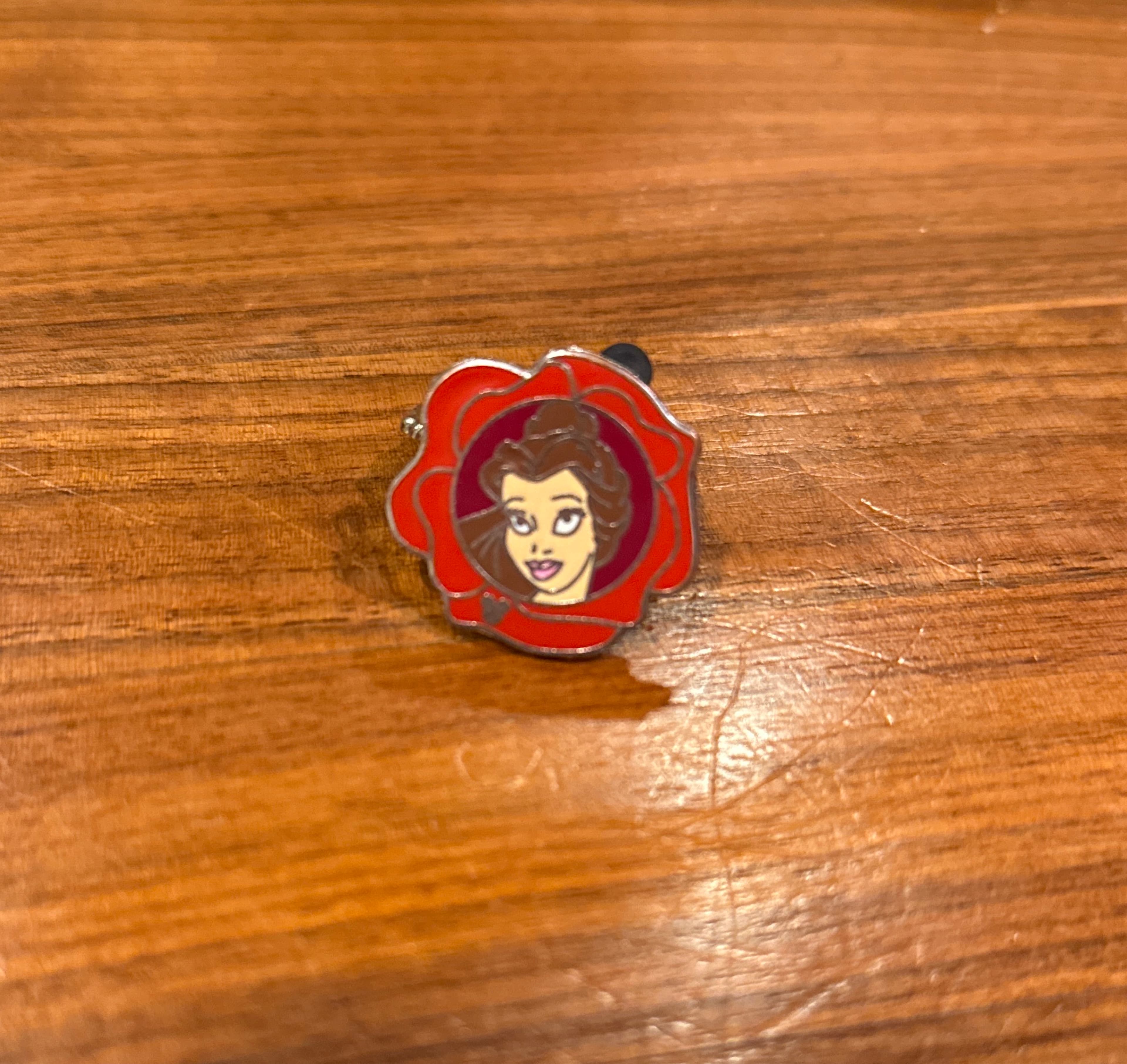 Belle Red Rose - 2011 Hidden Mickey - Princess Flowers front