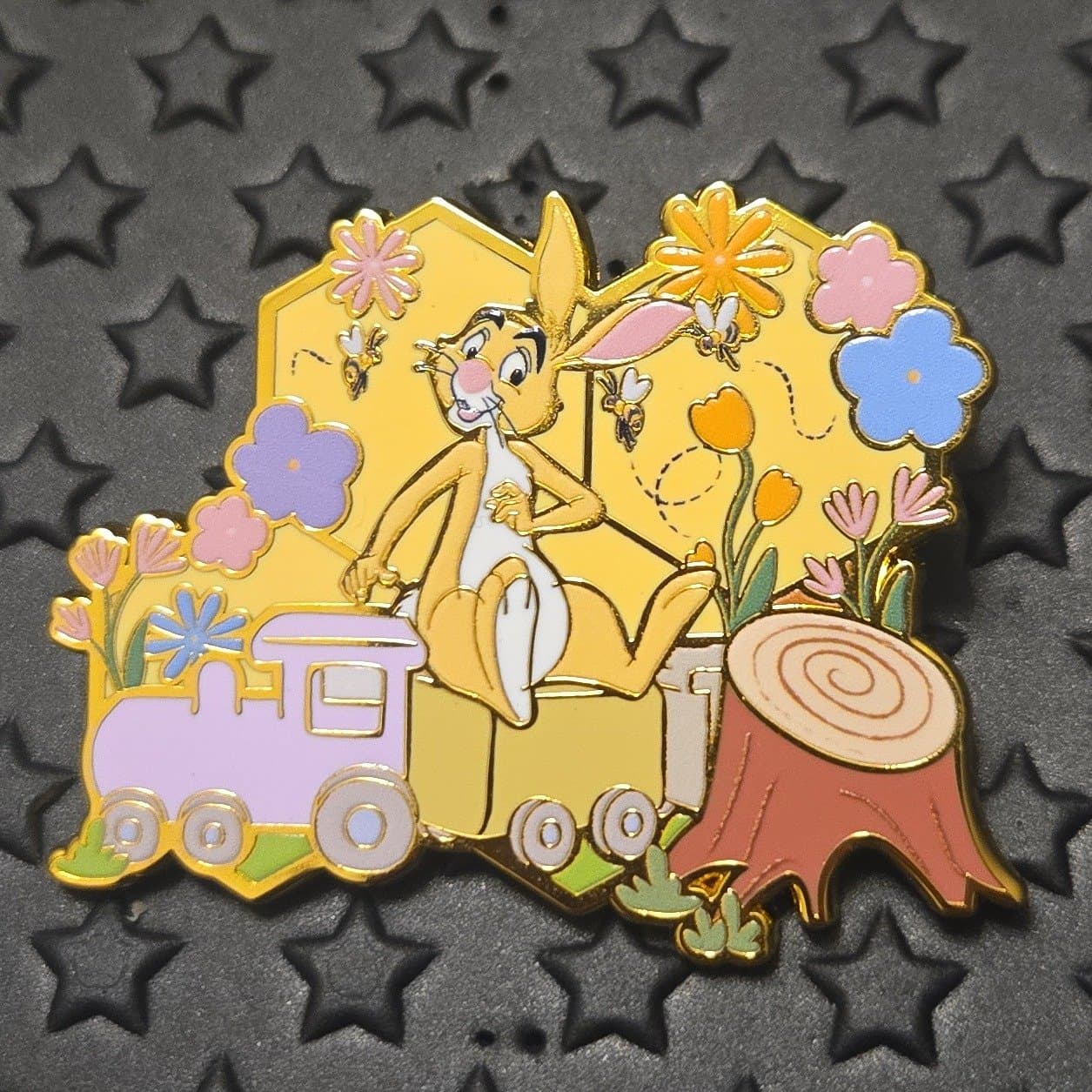 Rabbit - Winnie the Pooh Train Blind Box Pin front