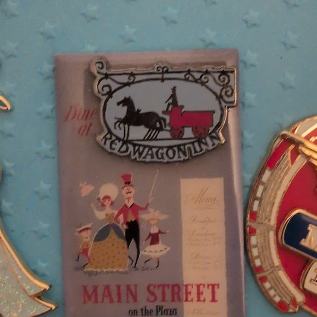 dine at the red wagon inn main Street poster front