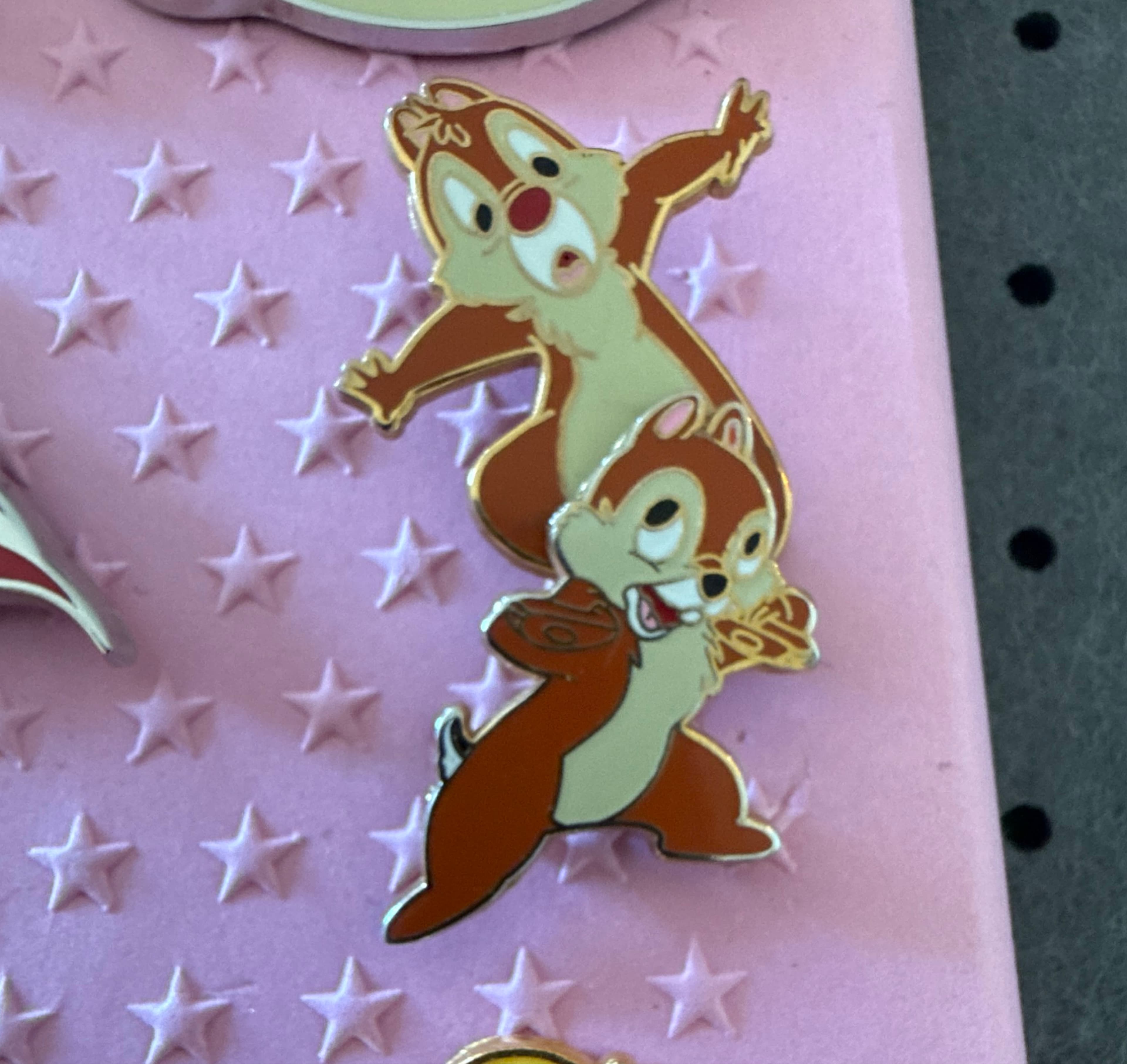 Chip and Dale Collectible Trading Pin front