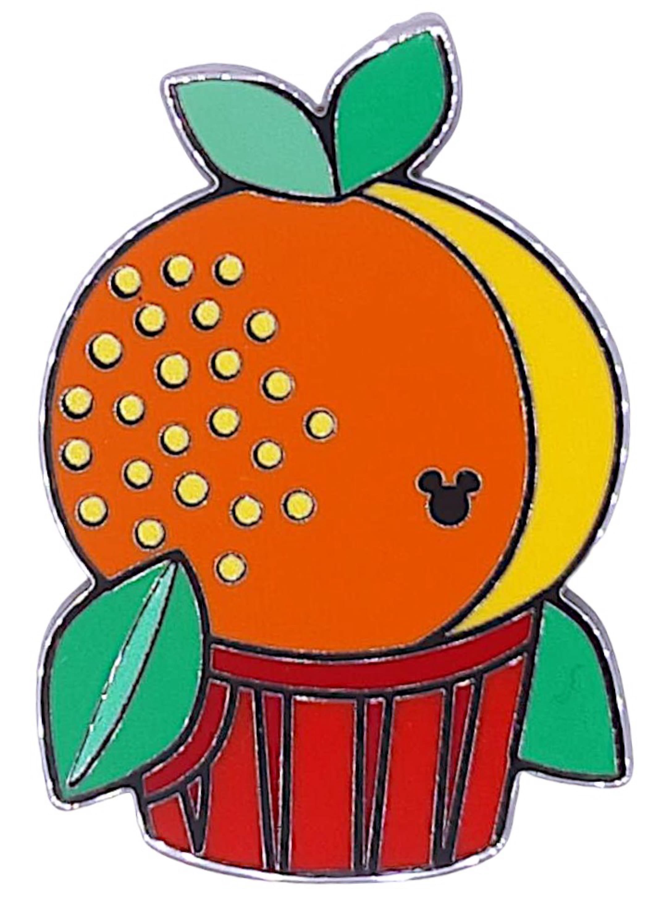 Orange Bird Cupcake front