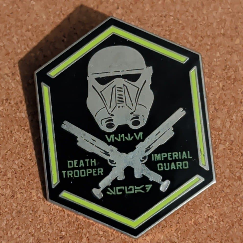 Disney Star Wars Rogue One Imperial Guard Death Trooper Pin front
