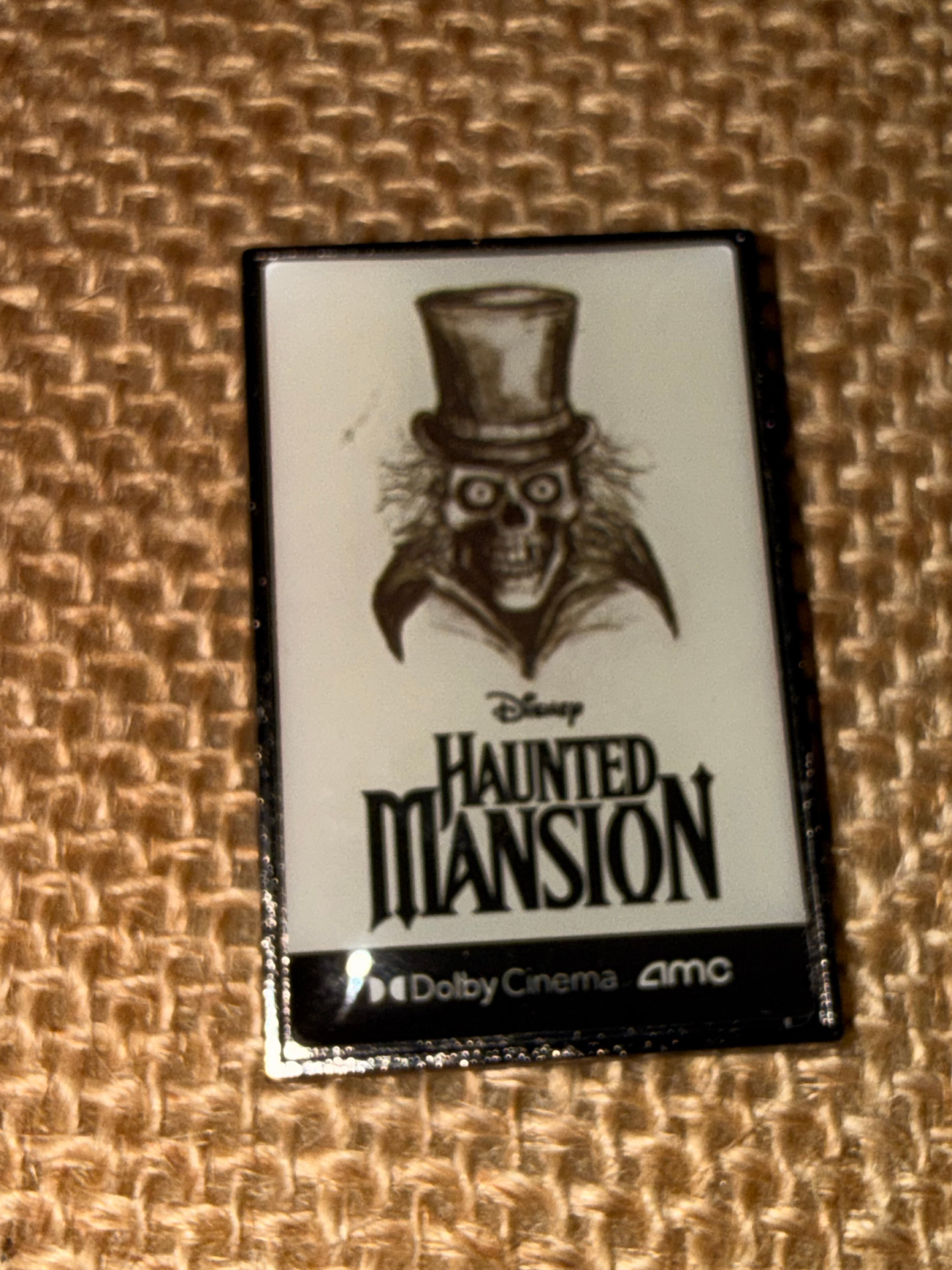 Haunted Mansion Dolby Cinema AMC Pin front