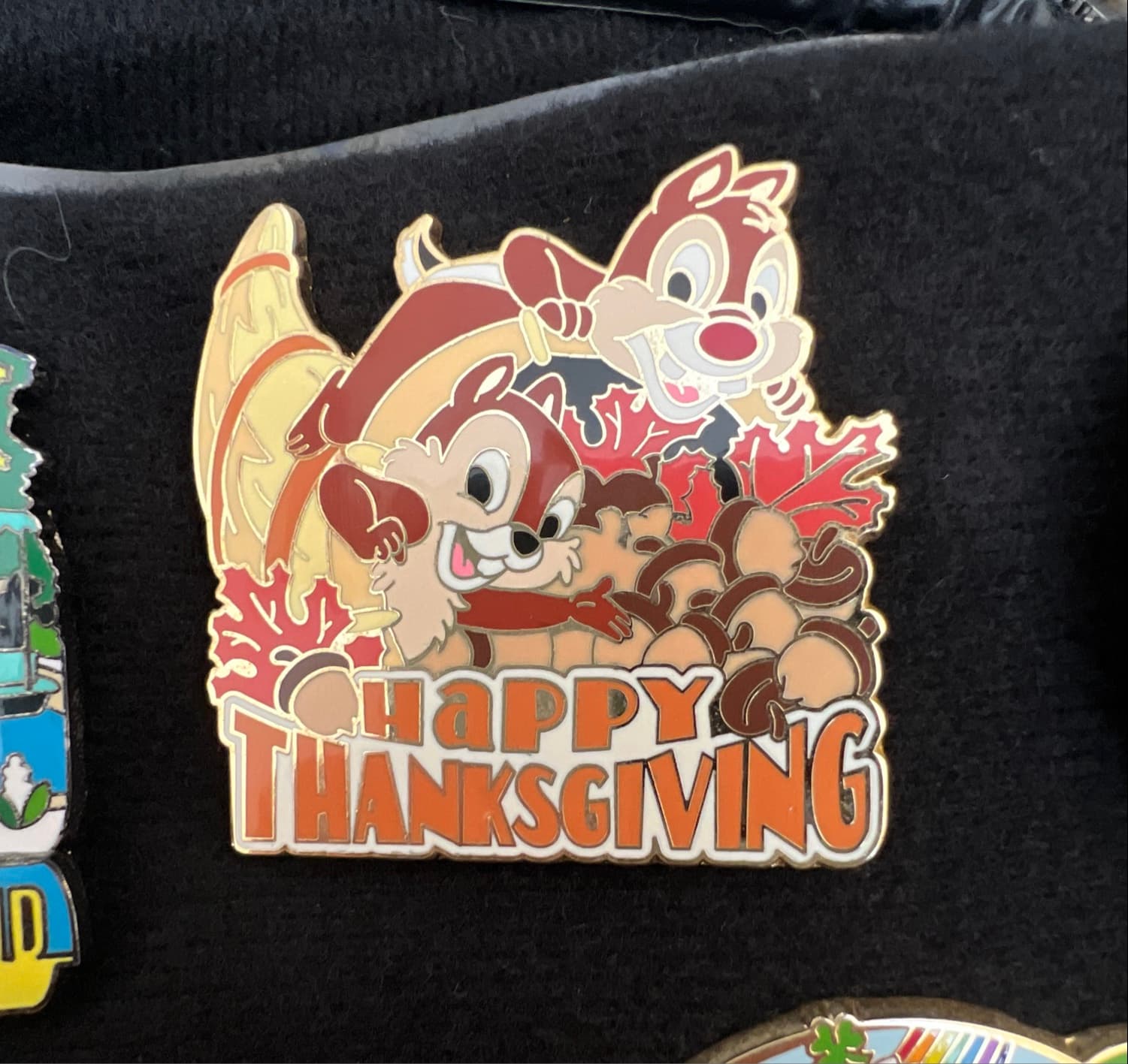 Chip & Dale Happy Thanksgiving 2009 Cast Member Exclusive front