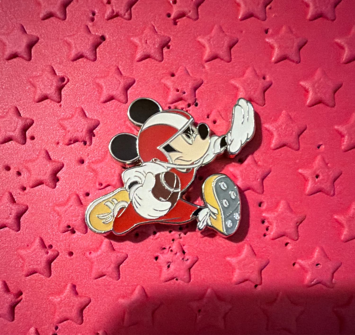 Mickey Mouse Running with Football - Loungefly Disney Mickey & Friends Football Blind Box Pin front