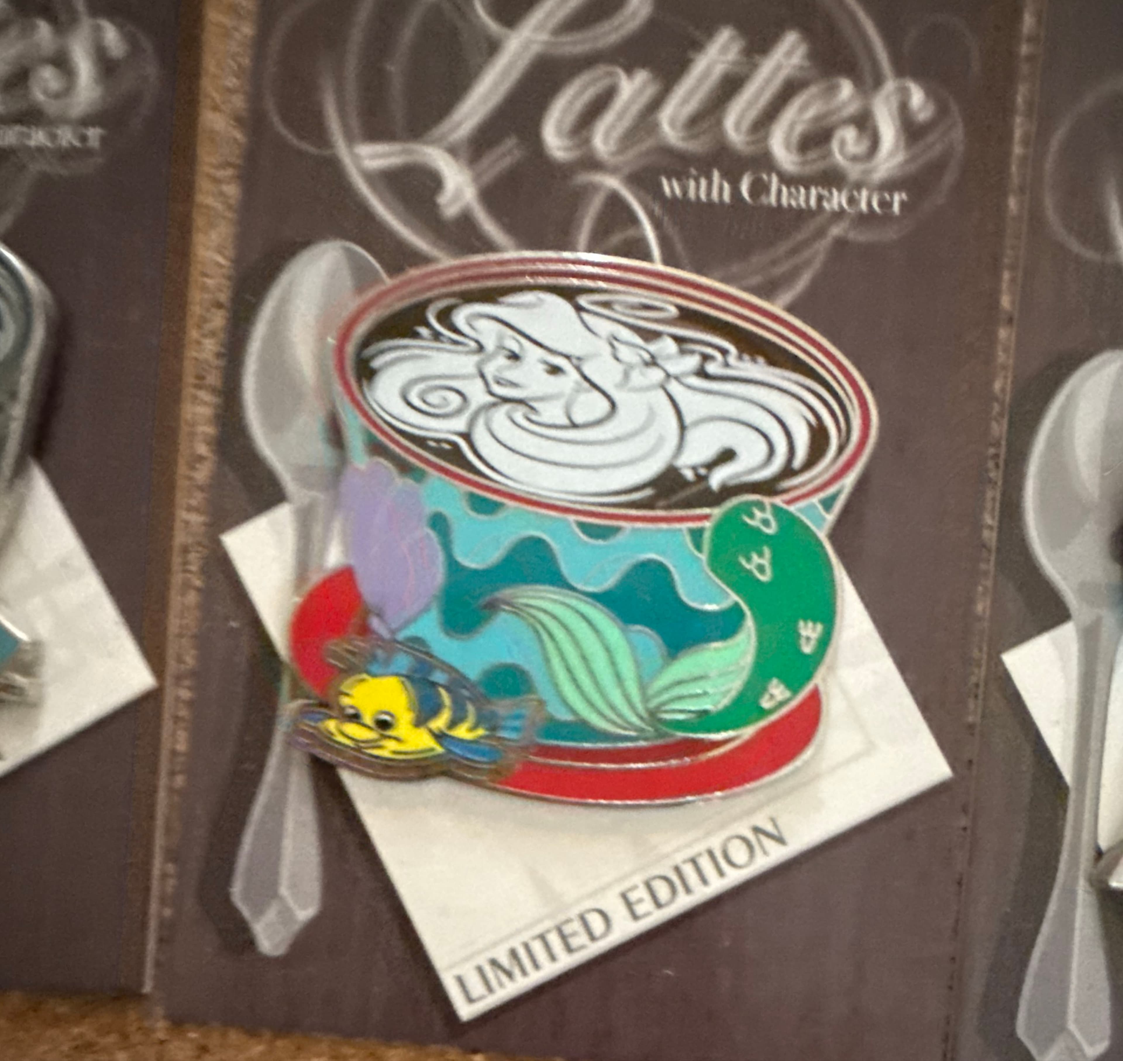 Ariel Lattes with Character Pin front