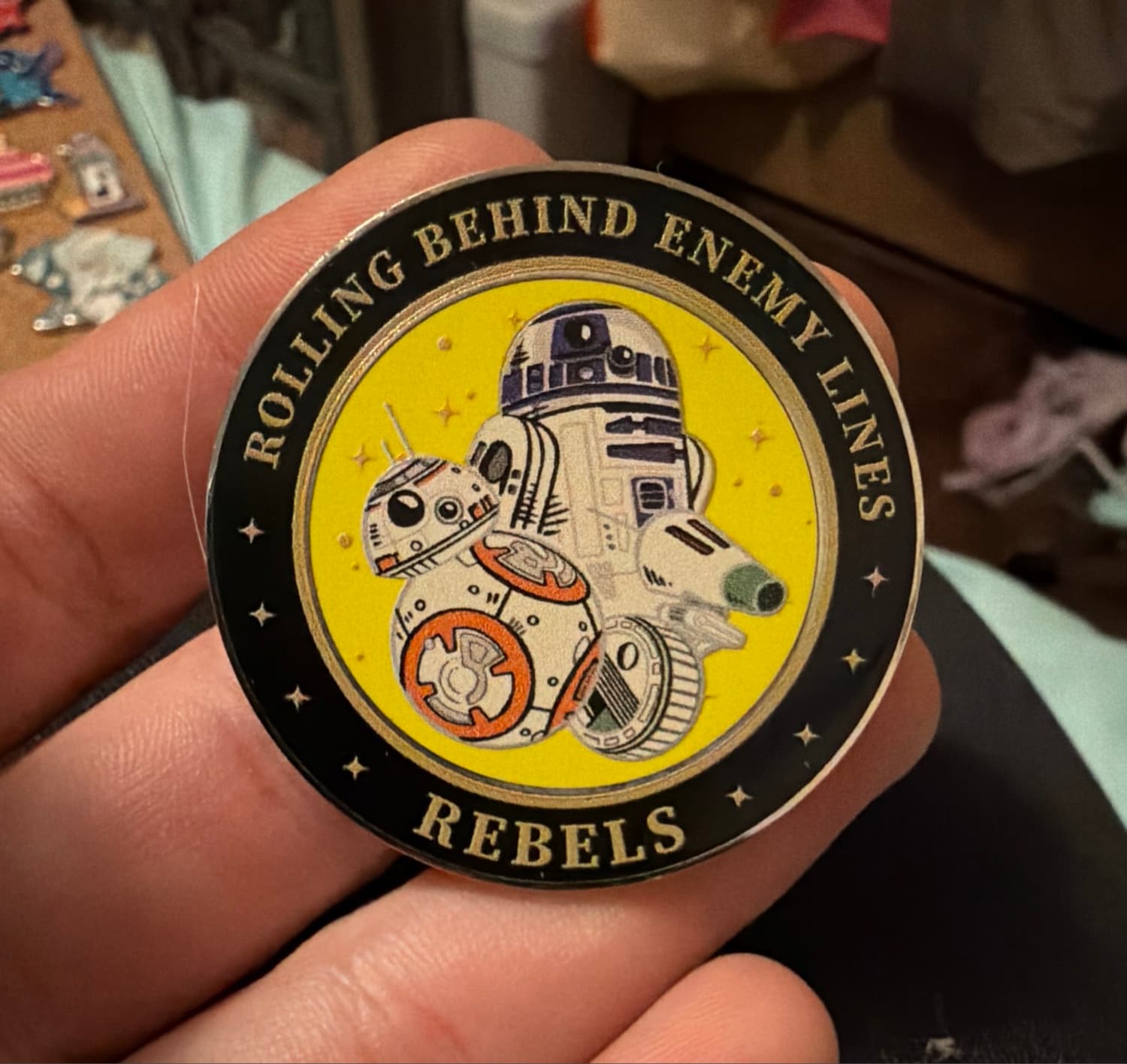 Disney Star Wars 2019 Rolling Behind Enemy Lines Rebels Pin front