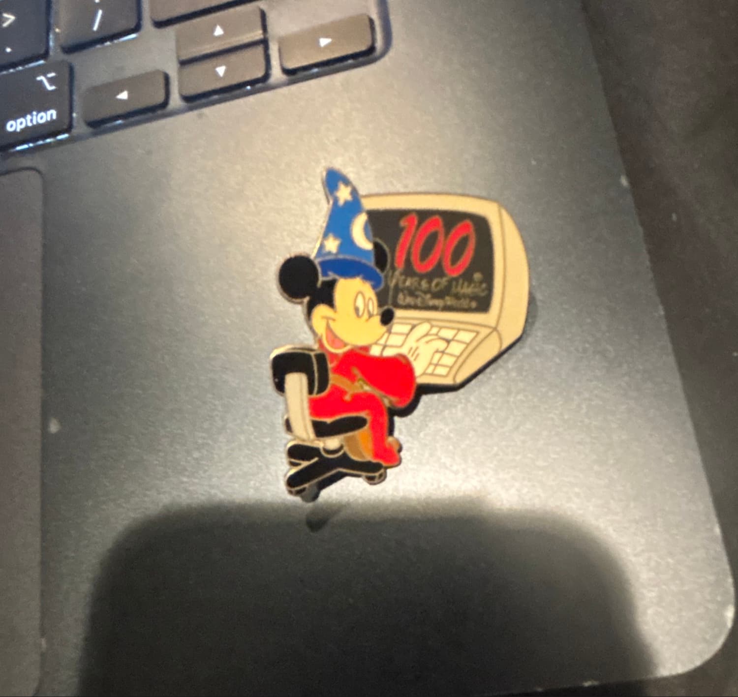 Sorcerer Mickey on Computer - 100 Years of Magic front