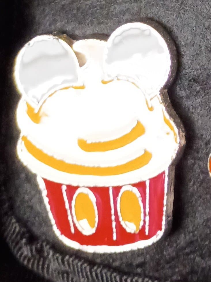 white icing with orange front
