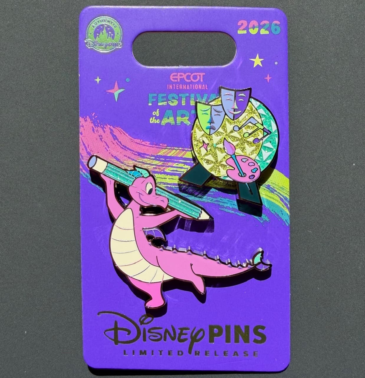 Figment and Spaceship Earth Two Pin Set front
