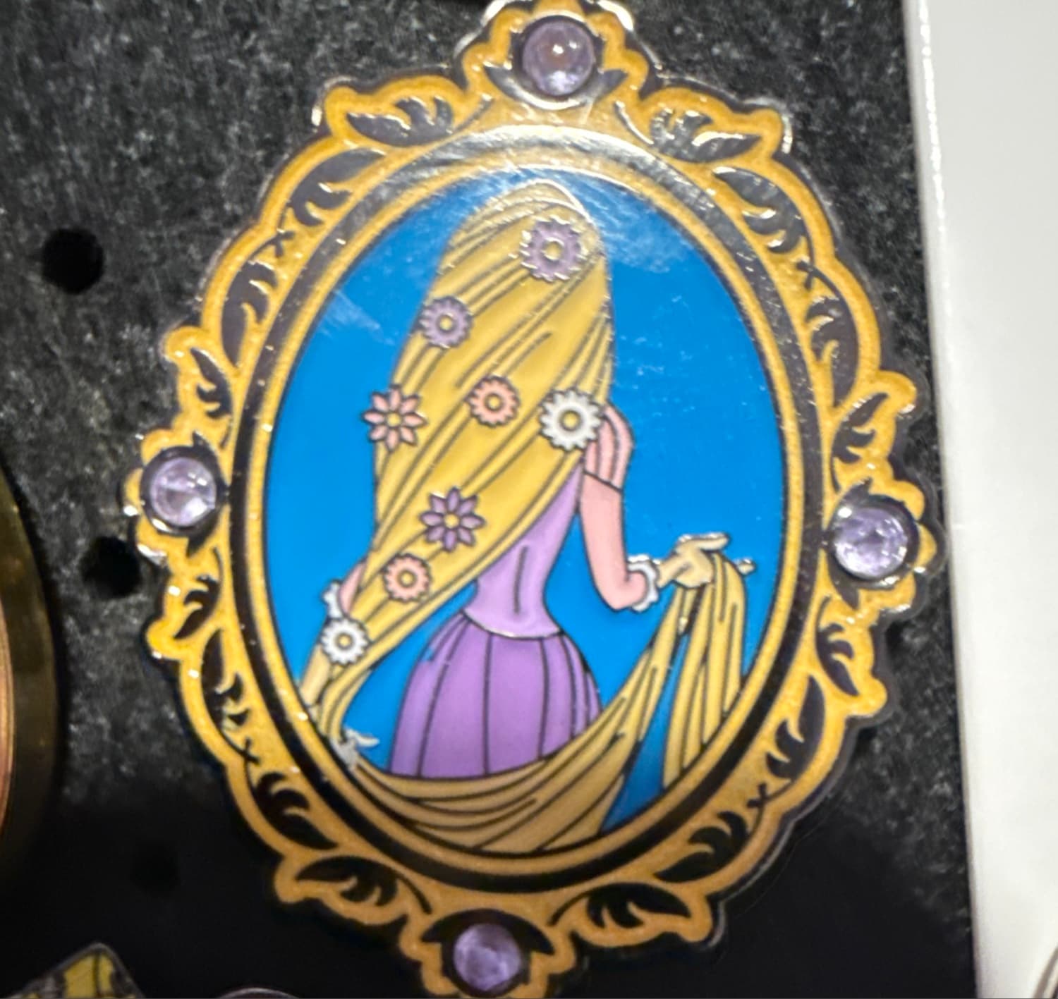 Rapunzel - Princess in Gold Jeweled Frame front